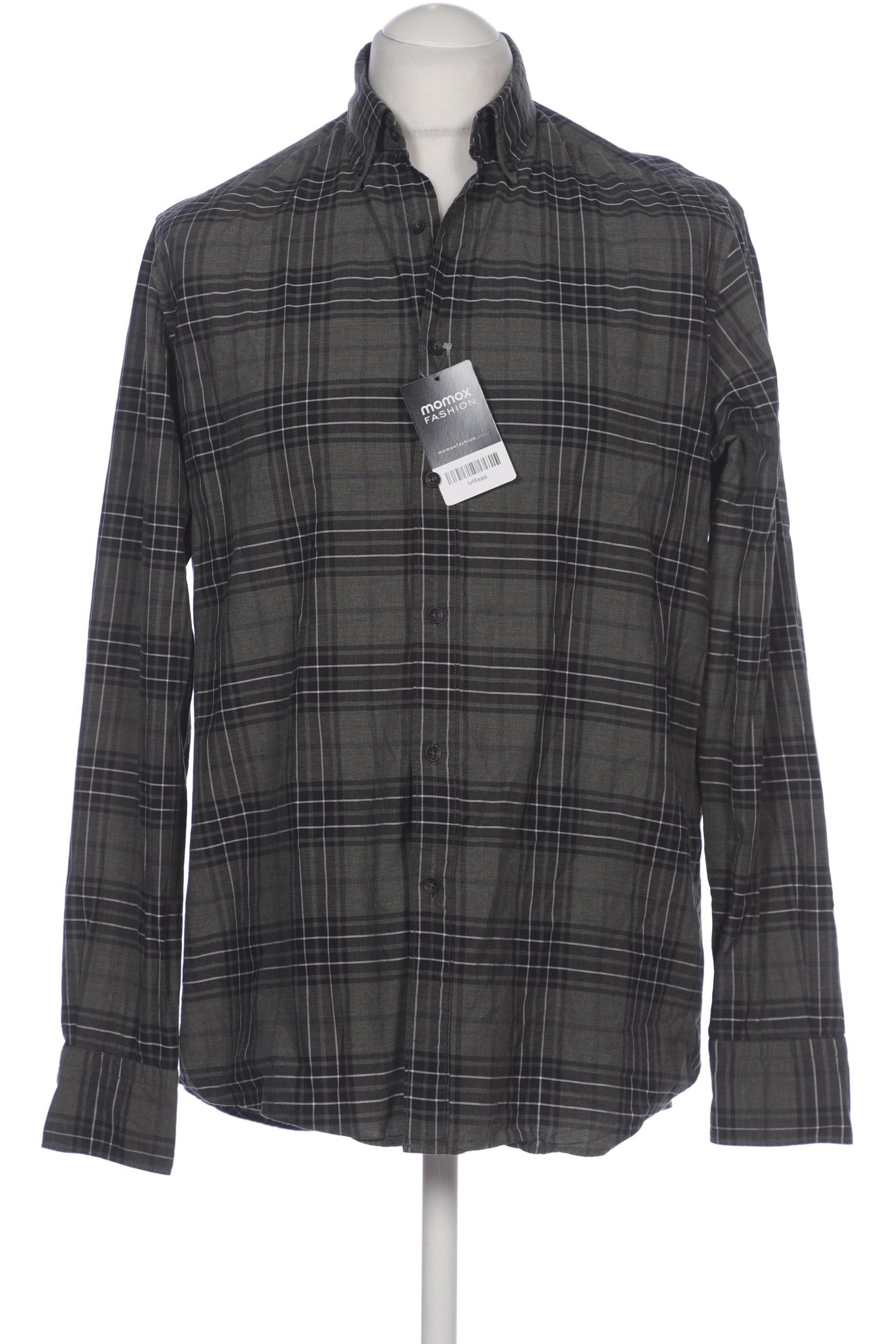 

Massimo Dutti Herren Hemd, grün, Gr. 52