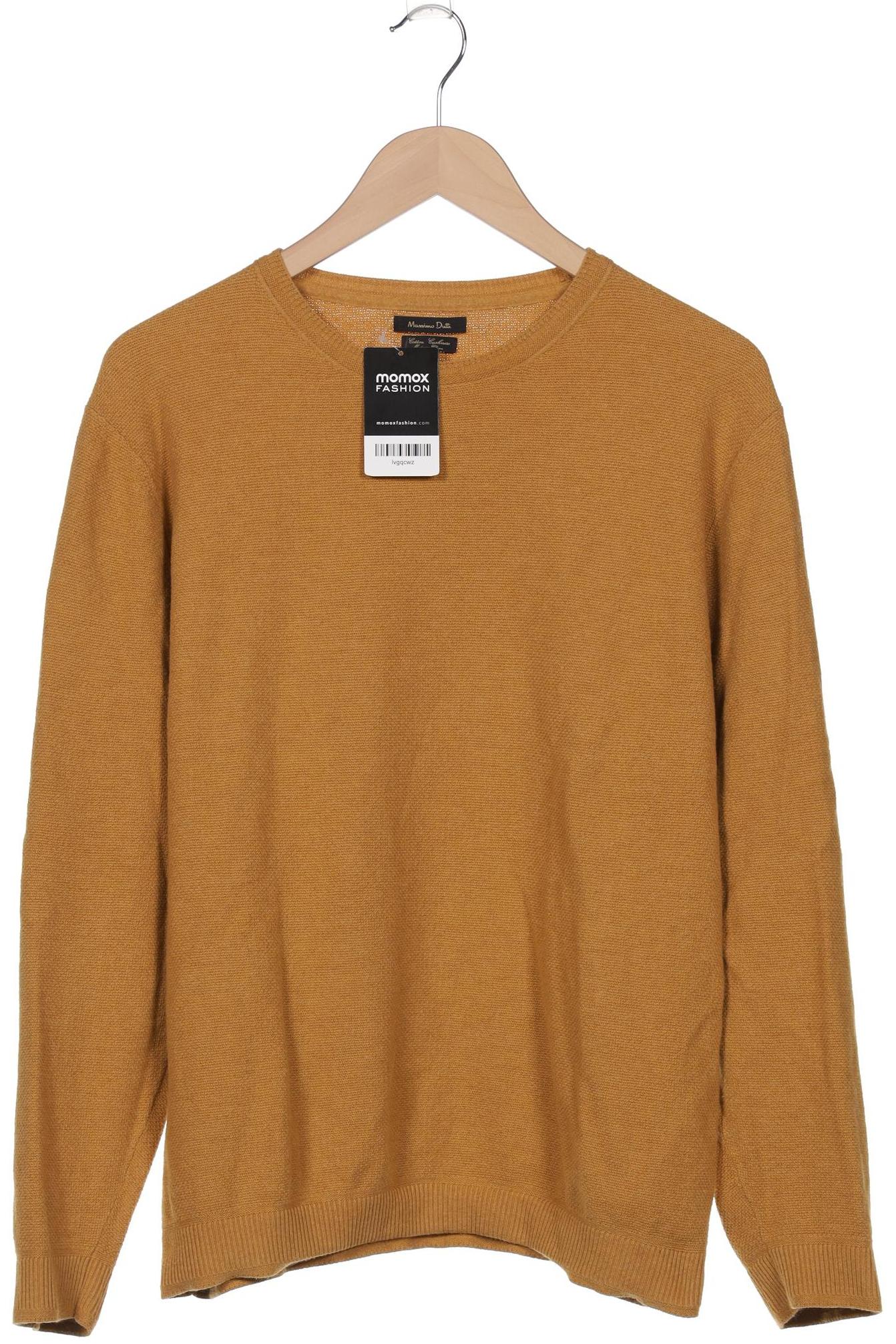 

Massimo Dutti Herren Pullover, gelb, Gr. 54