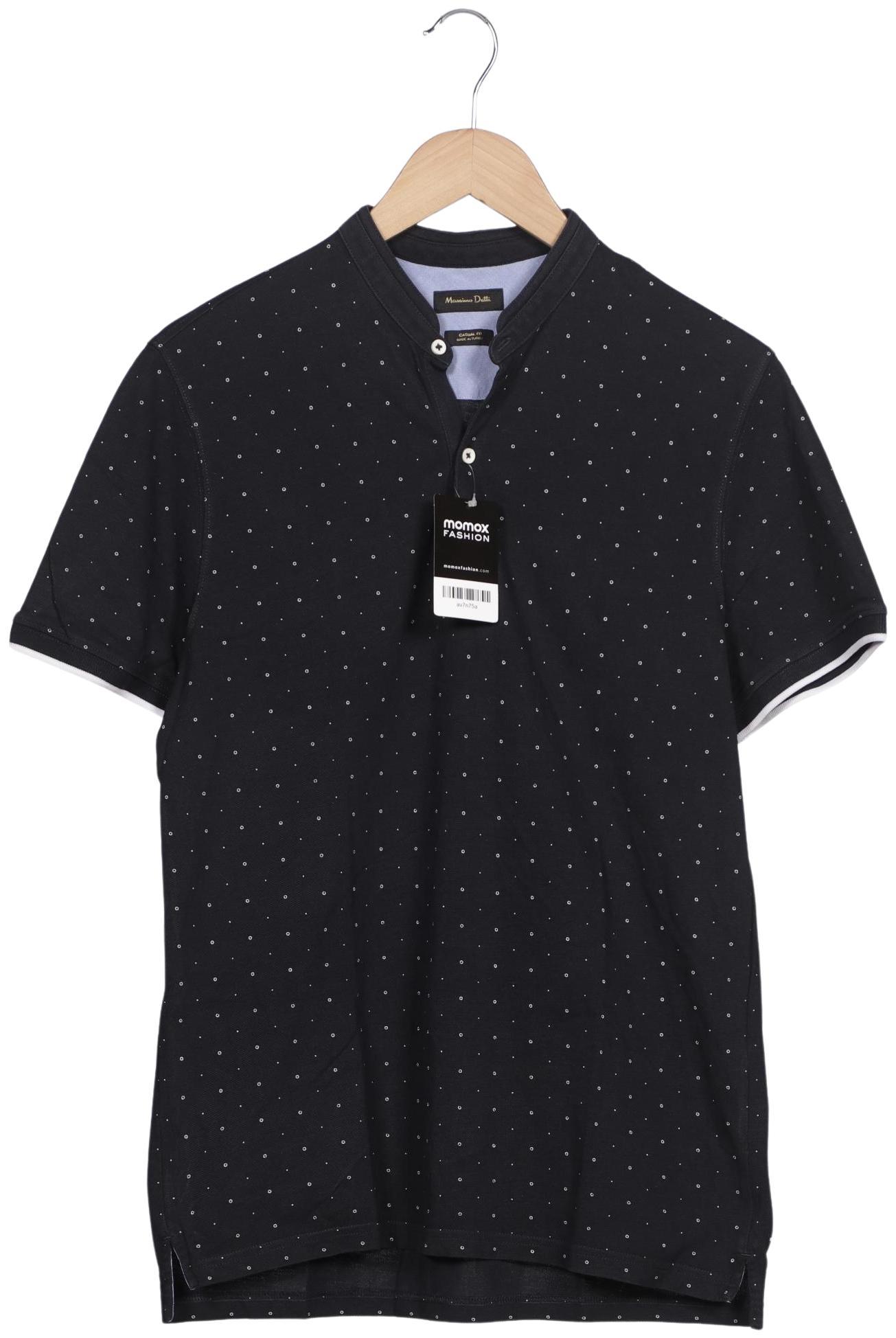 

Massimo Dutti Herren Poloshirt, marineblau, Gr. 48