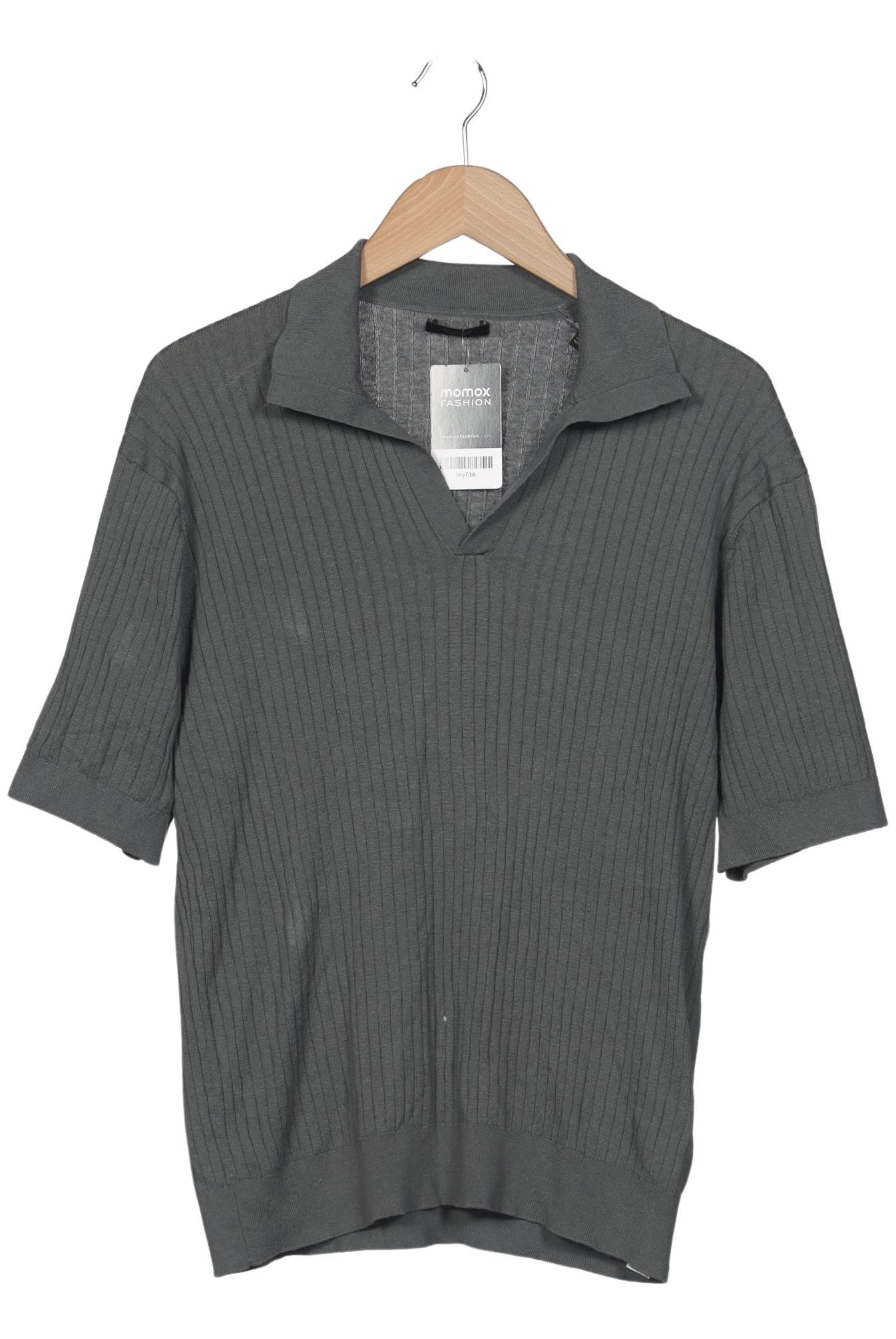 

Massimo Dutti Herren Poloshirt, grau, Gr. 52