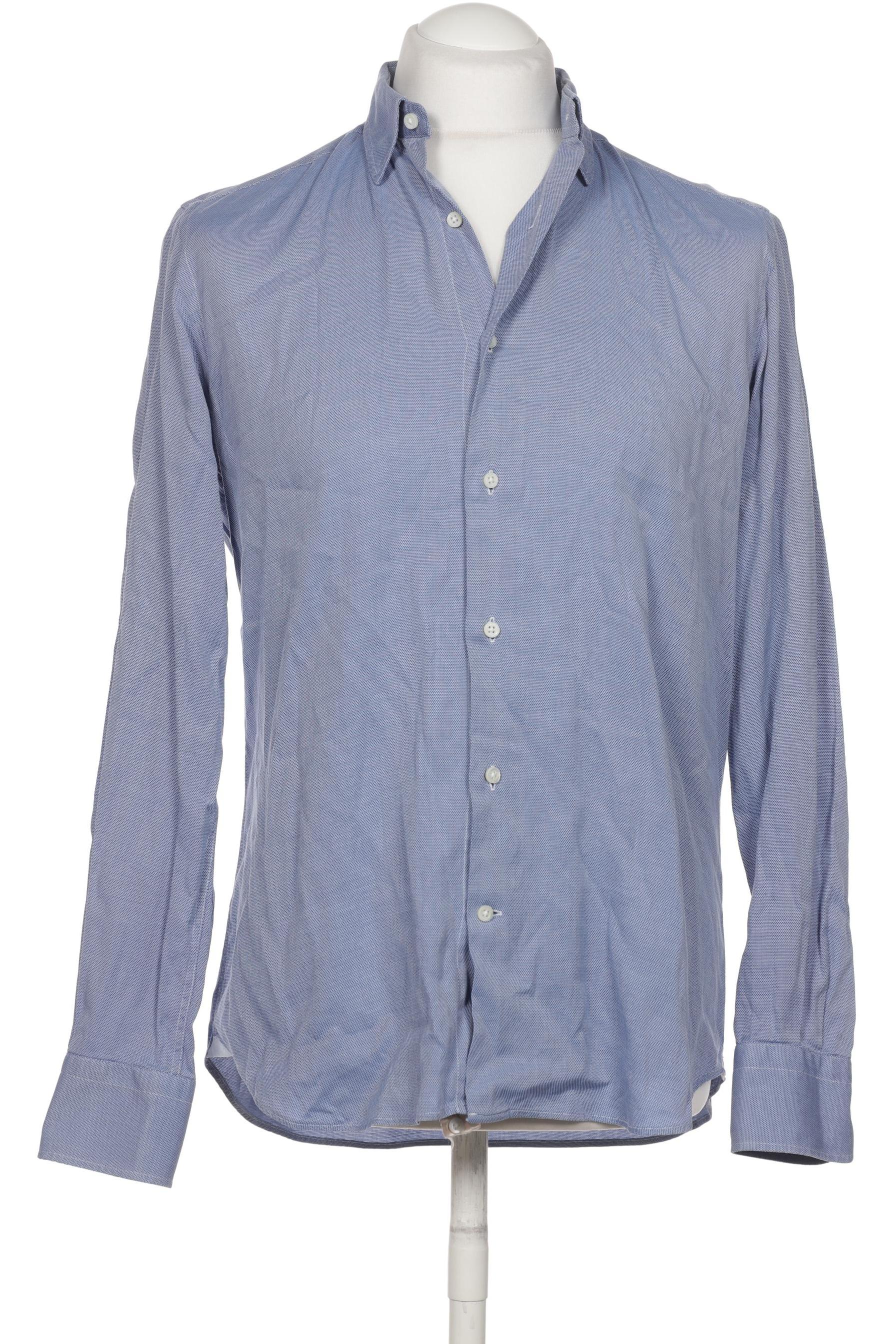 

Massimo Dutti Herren Hemd, blau, Gr. 50