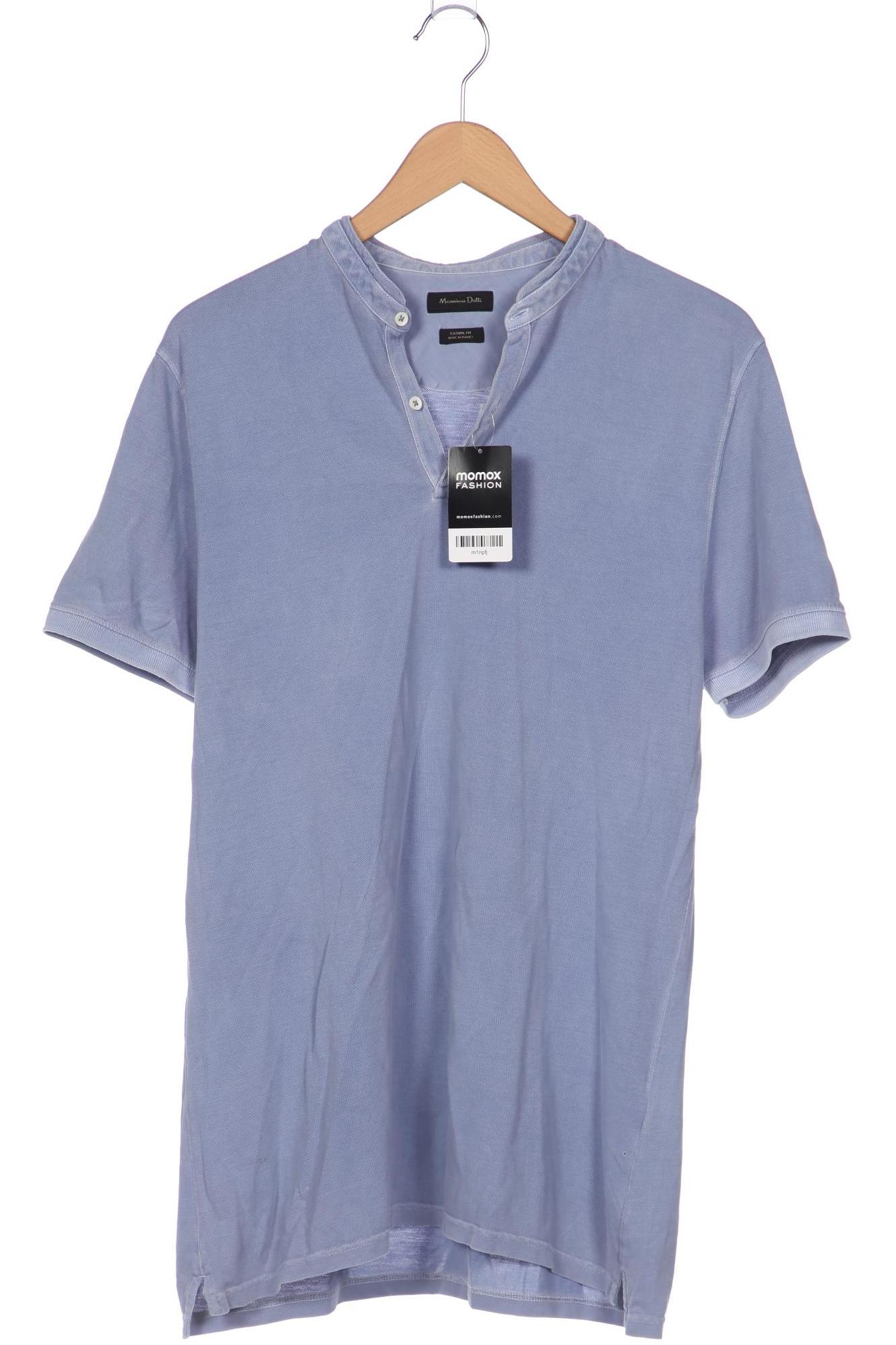 

Massimo Dutti Herren Poloshirt, hellblau, Gr. 52