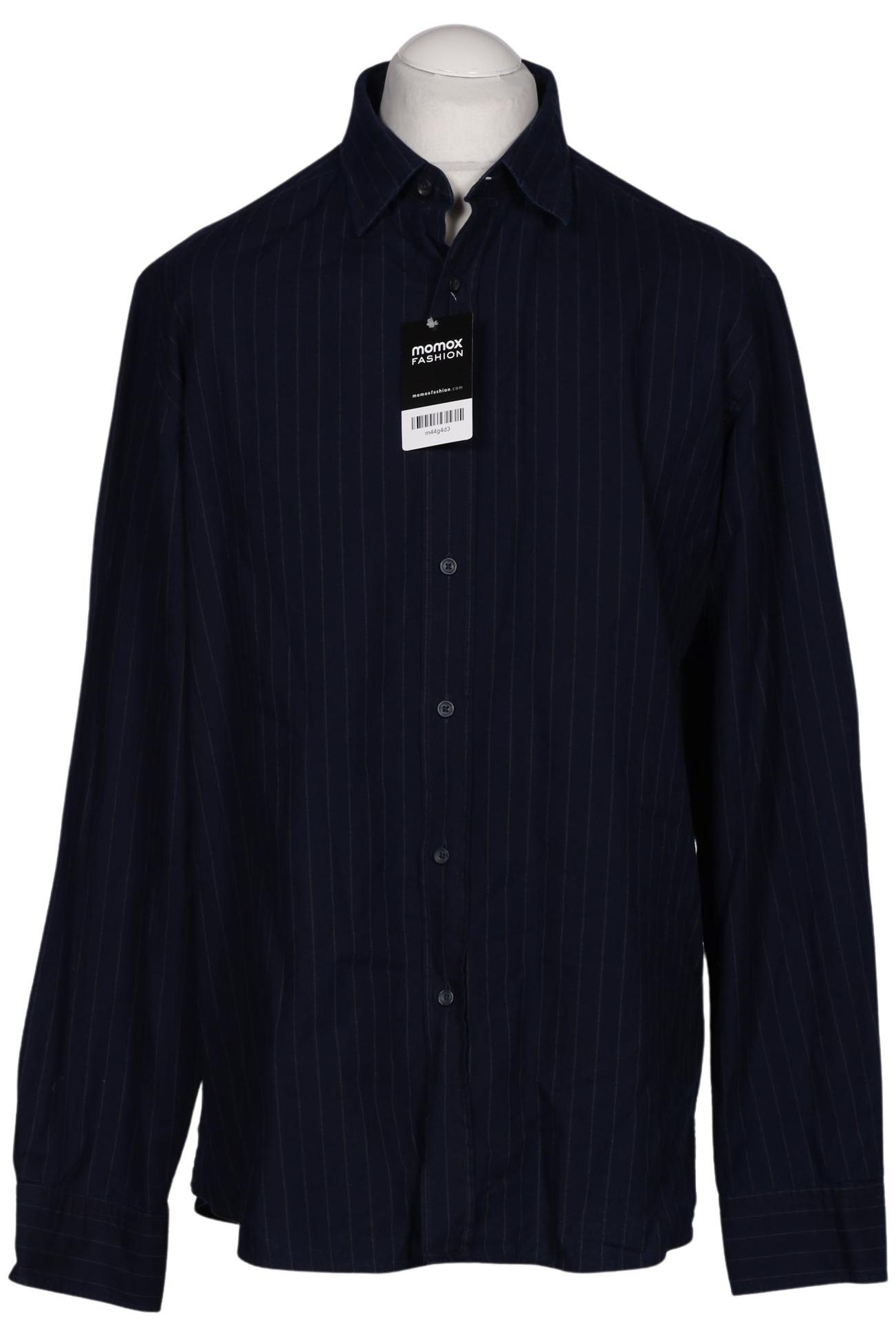 

Massimo Dutti Herren Hemd, marineblau, Gr. 54