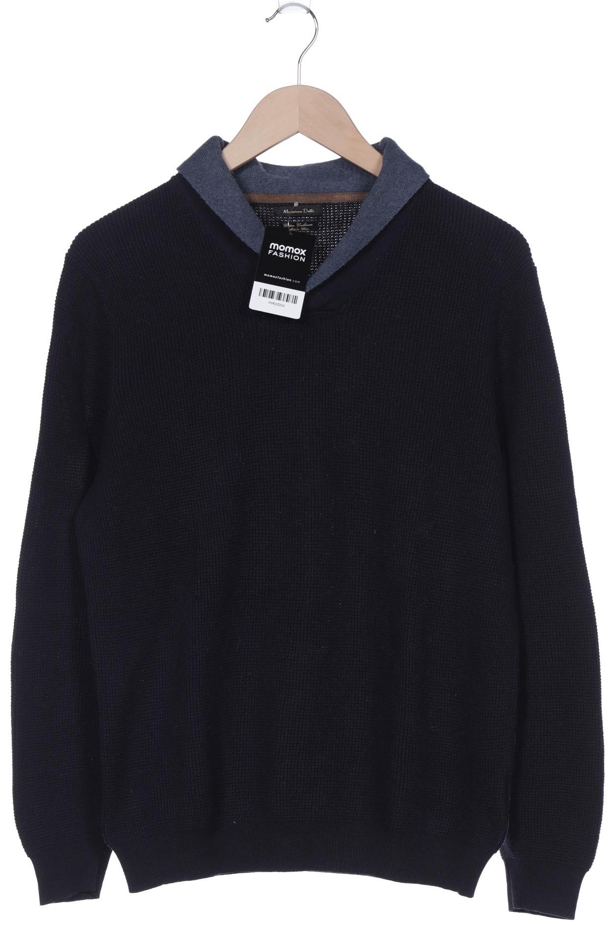 

Massimo Dutti Herren Pullover, marineblau, Gr. 52
