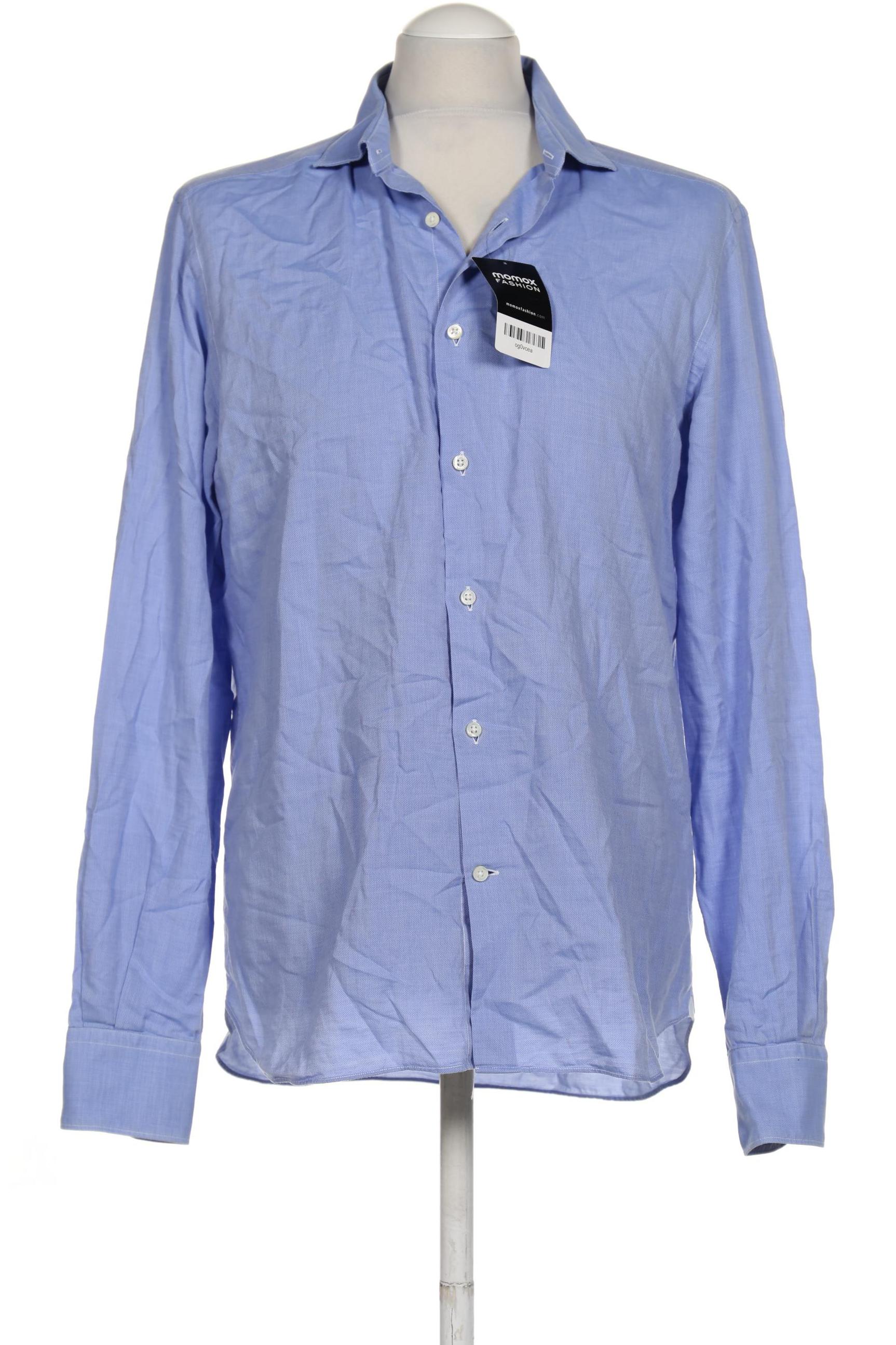 

Massimo Dutti Herren Hemd, blau, Gr. 52