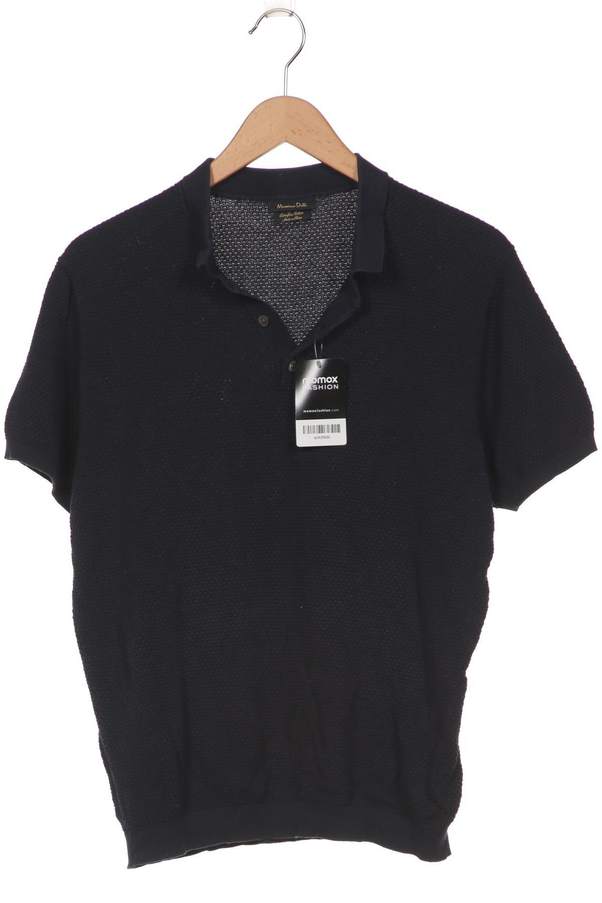 

Massimo Dutti Herren Poloshirt, schwarz, Gr. 52