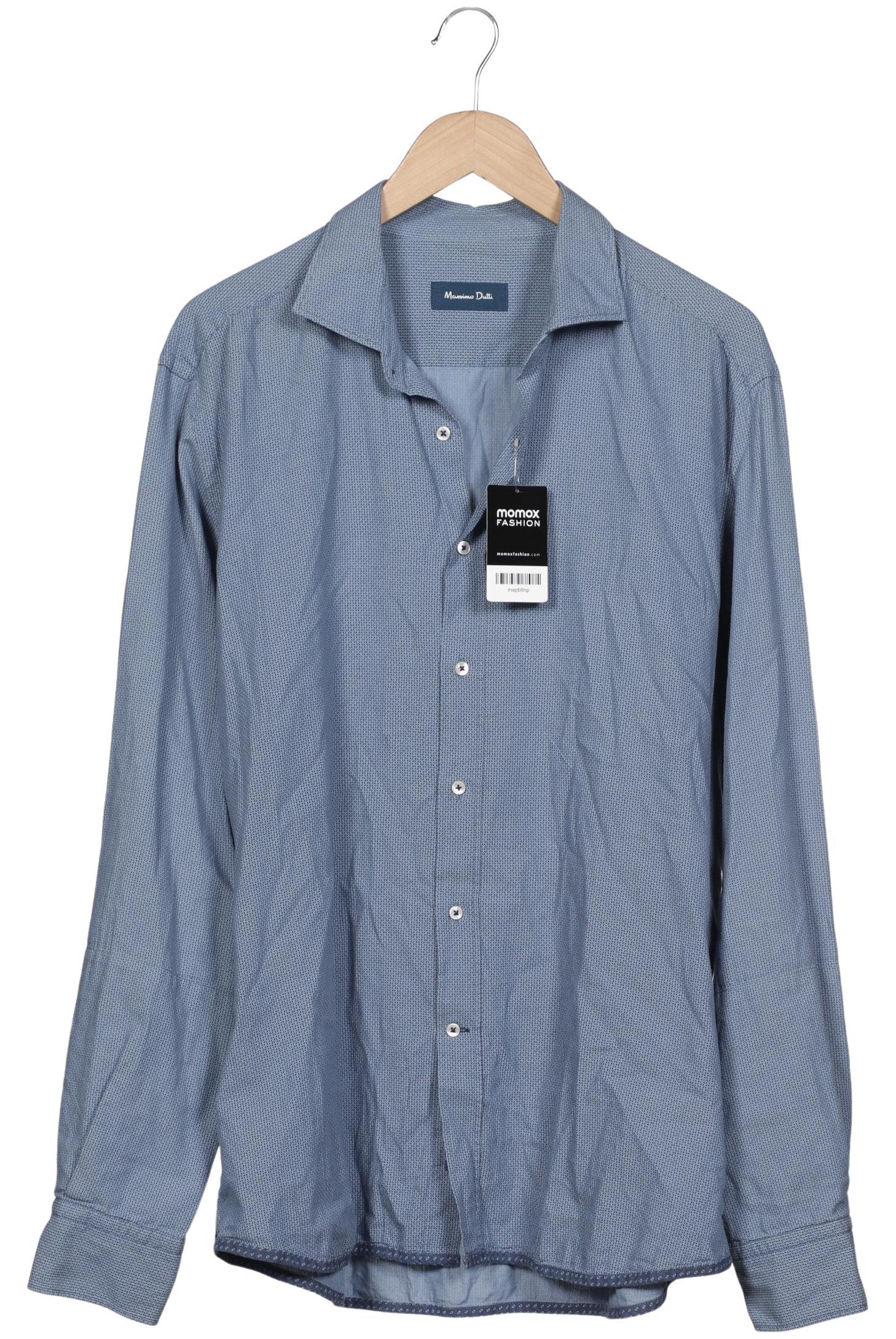 

Massimo Dutti Herren Hemd, hellblau, Gr. 56