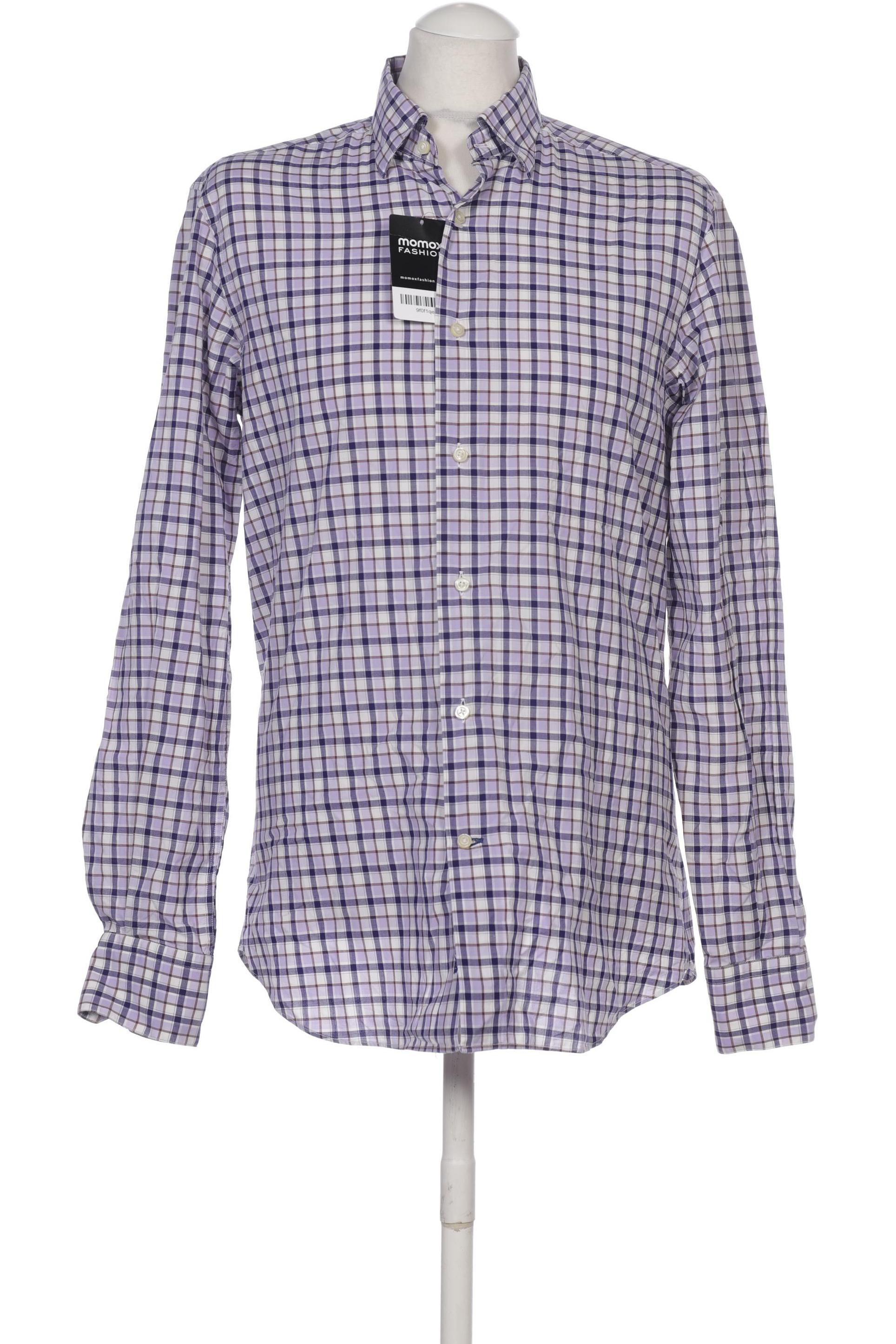 

Massimo Dutti Herren Hemd, flieder, Gr. 48