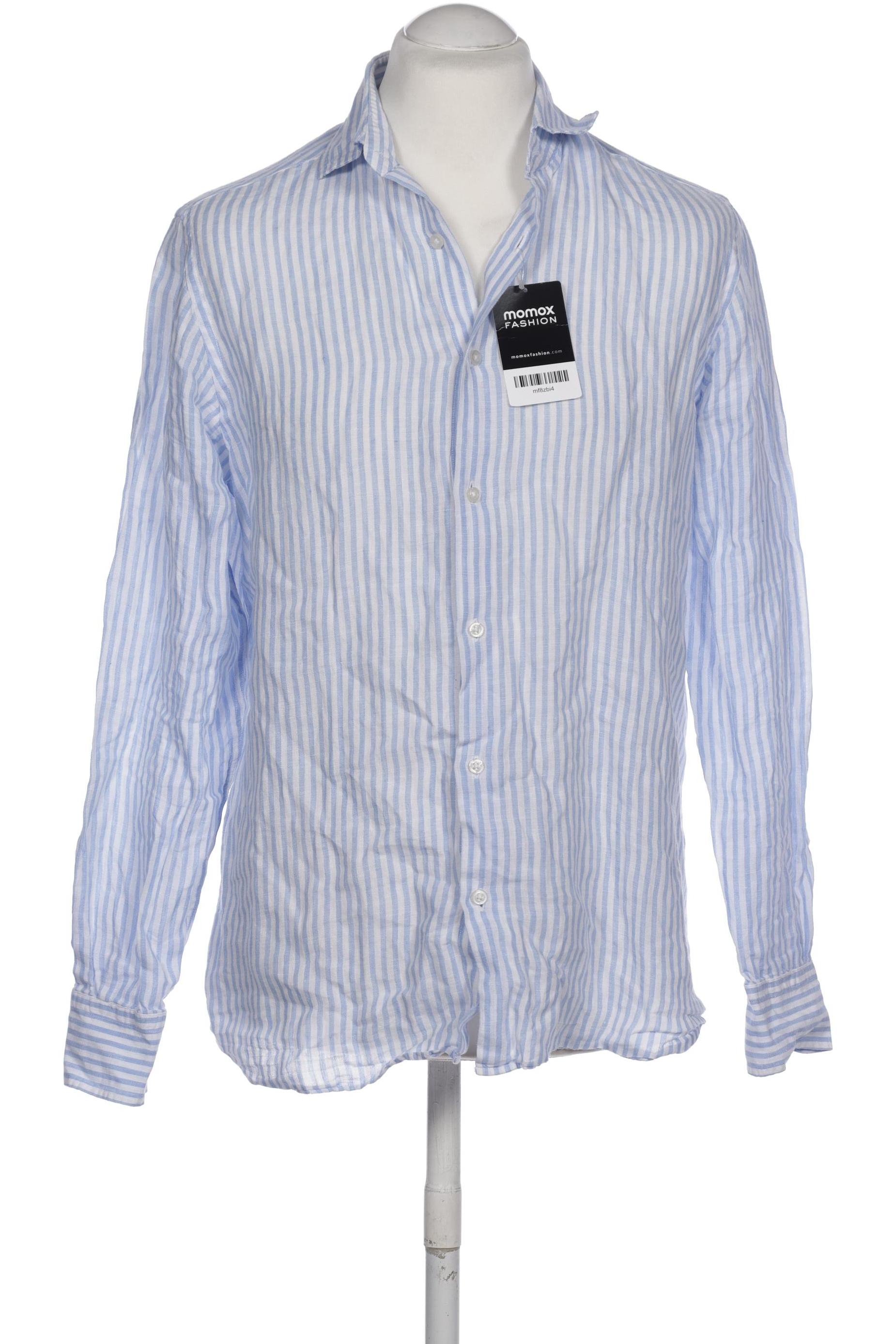 

Massimo Dutti Herren Hemd, blau, Gr. 52