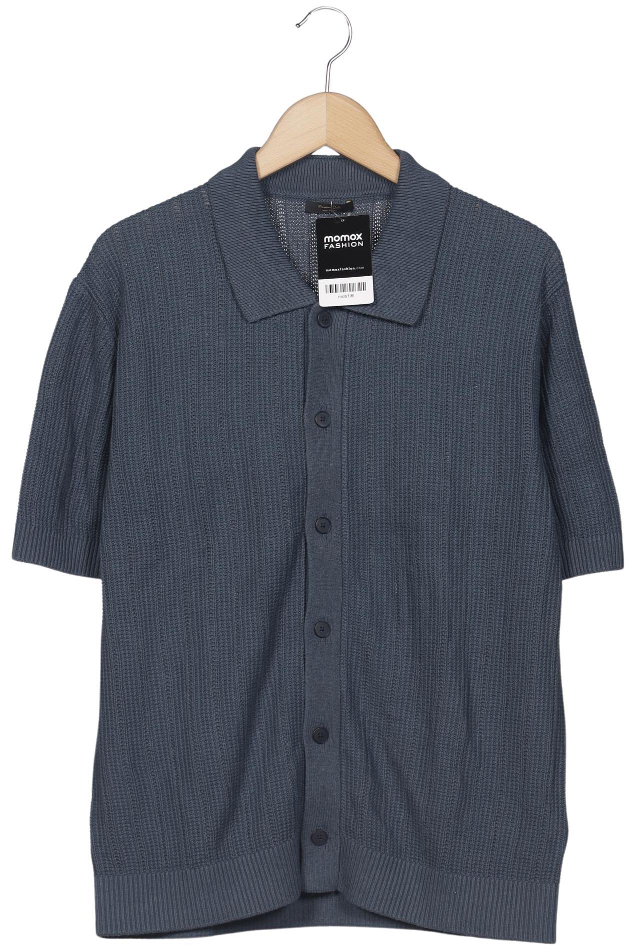 Thumbnail - Massimo Dutti Herren Strickjacke, blau, Gr. 52