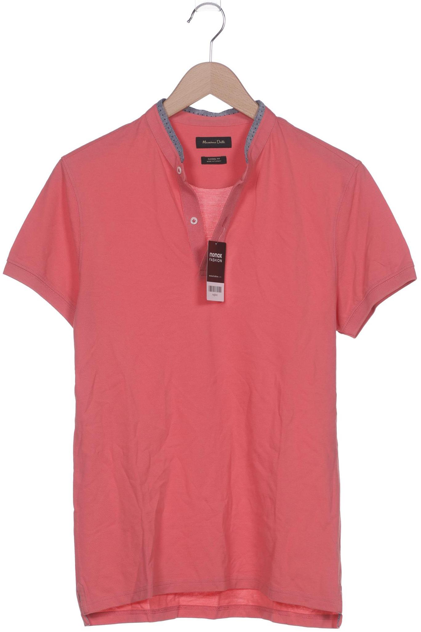 

Massimo Dutti Herren Poloshirt, pink, Gr. 48