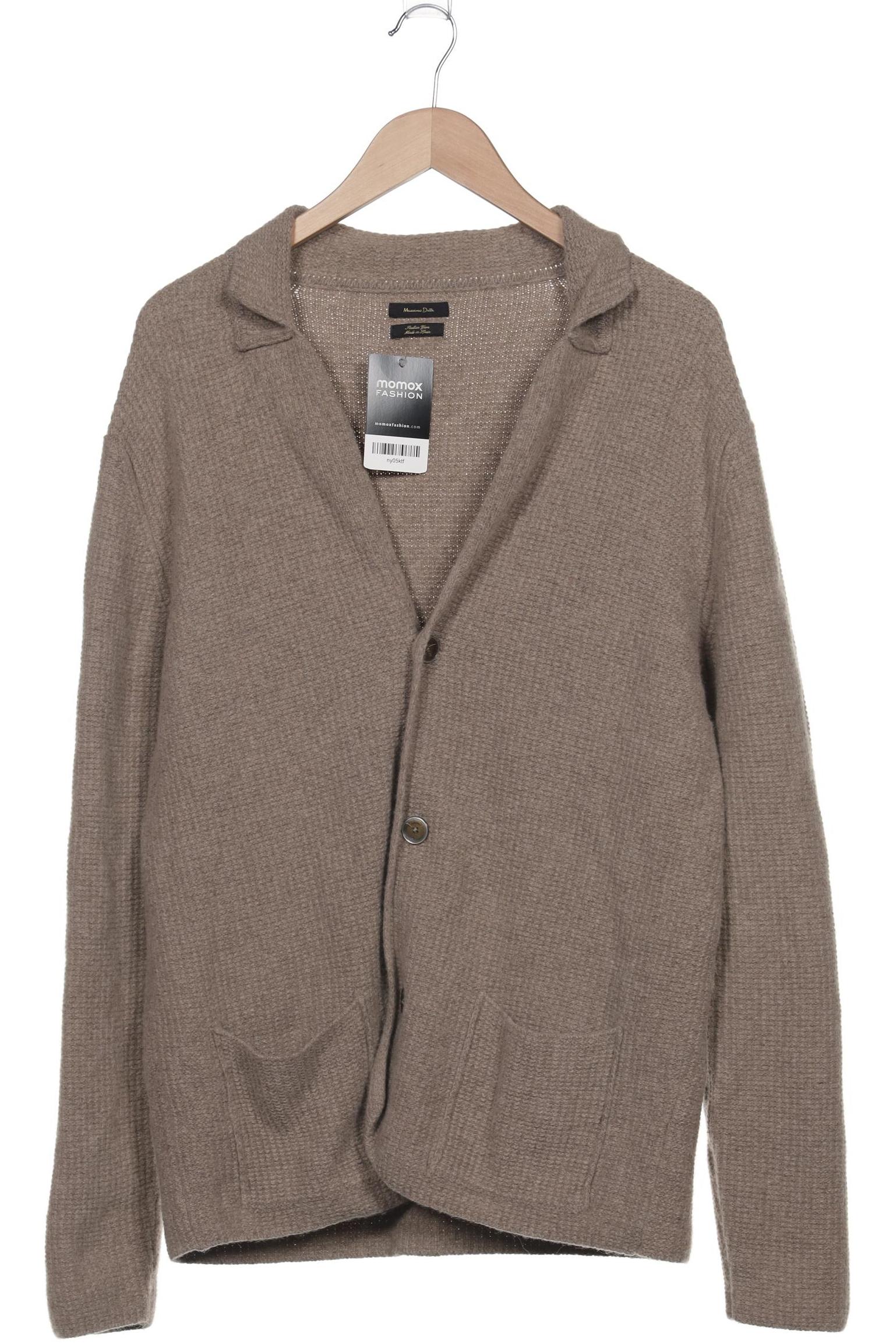 

Massimo Dutti Herren Strickjacke, grau, Gr. 52