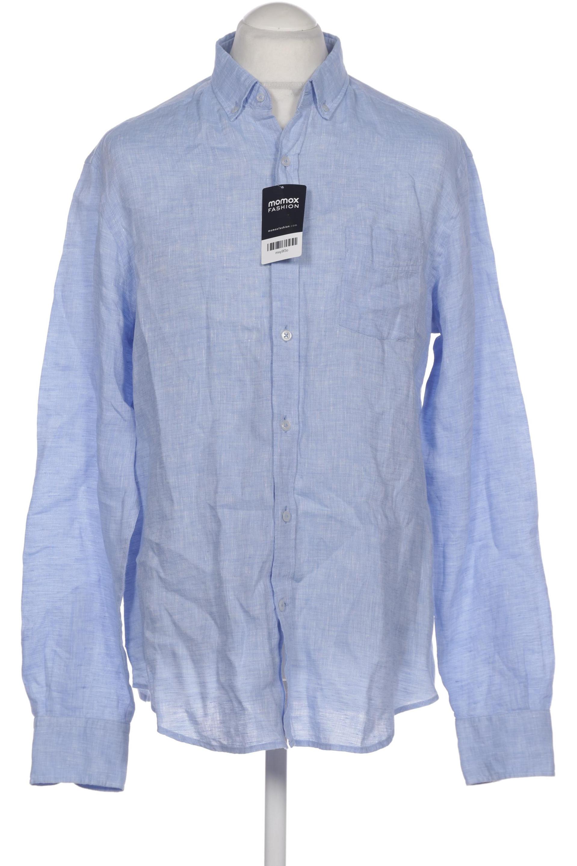 

Massimo Dutti Herren Hemd, blau, Gr. 52