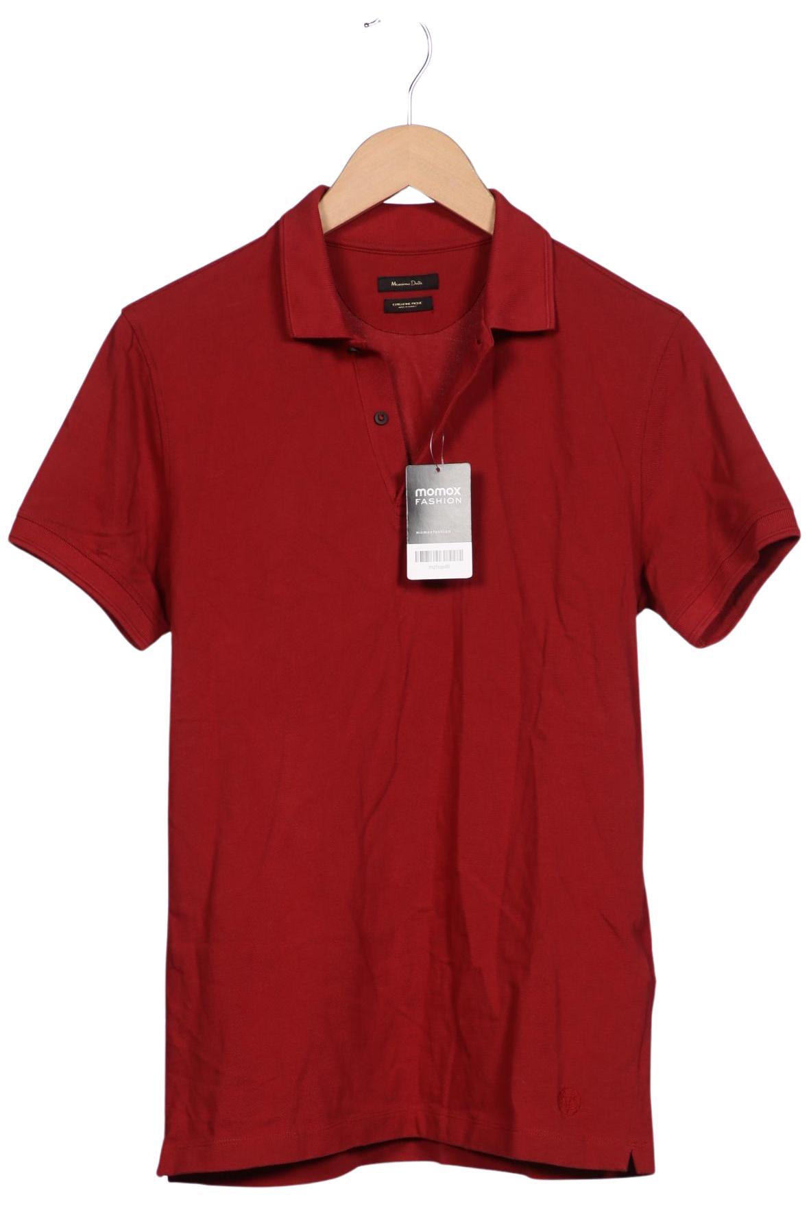 

Massimo Dutti Herren Poloshirt, rot, Gr. 48