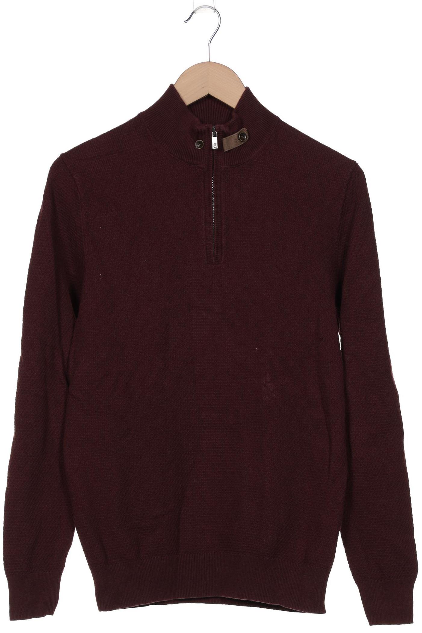 

Massimo Dutti Herren Pullover, bordeaux, Gr. 52