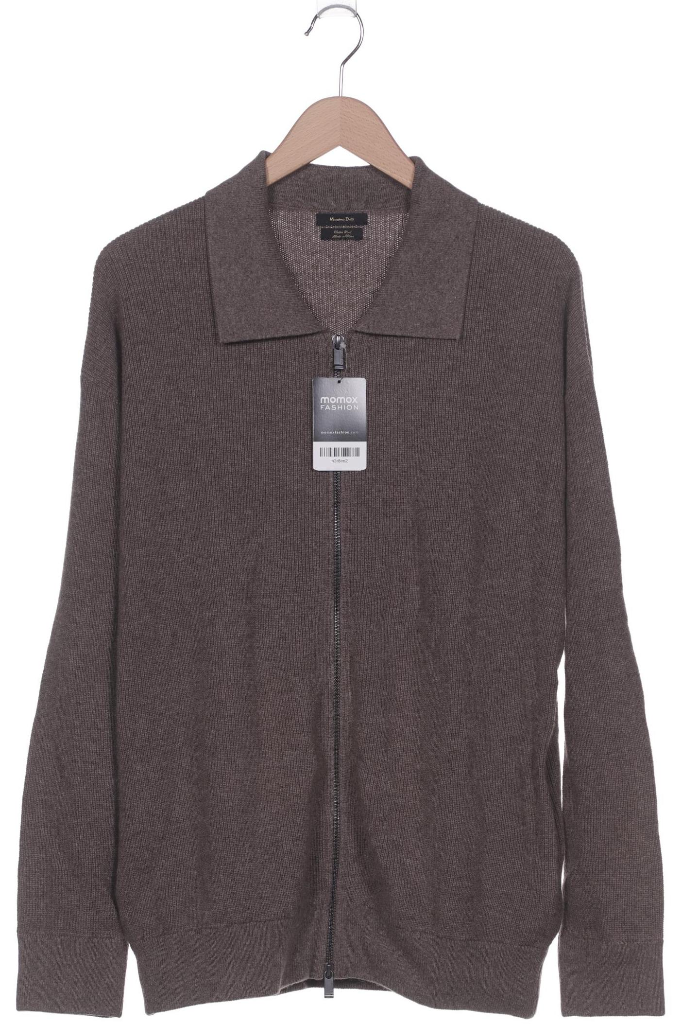 

Massimo Dutti Herren Strickjacke, braun, Gr. 52
