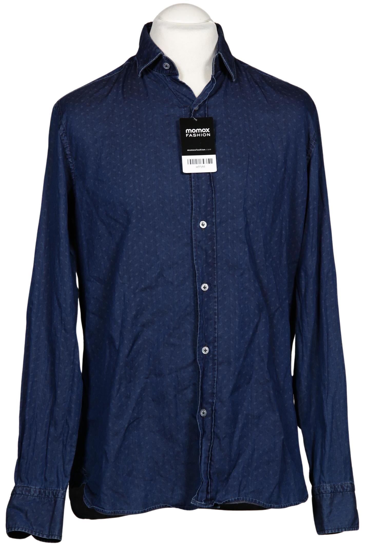 

Massimo Dutti Herren Hemd, blau, Gr. 52