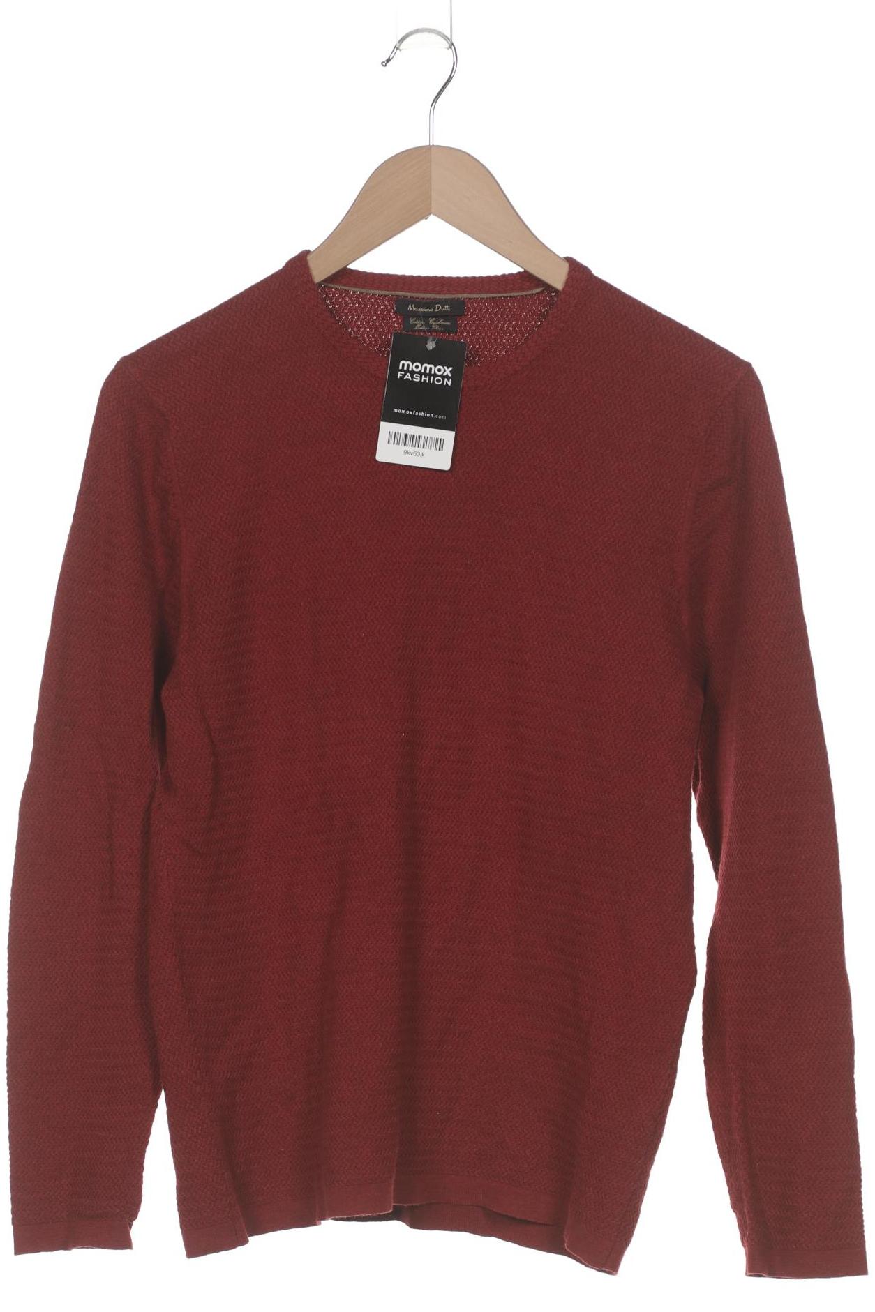 

Massimo Dutti Herren Pullover, bordeaux, Gr. 48