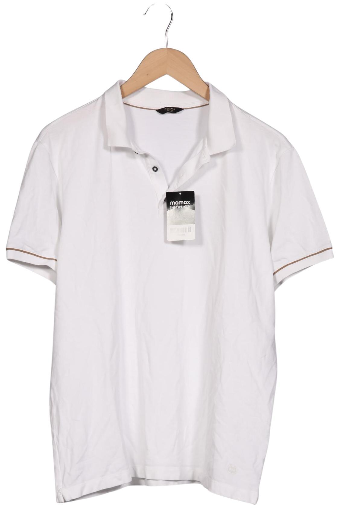 

Massimo Dutti Herren Poloshirt, weiß, Gr. 54