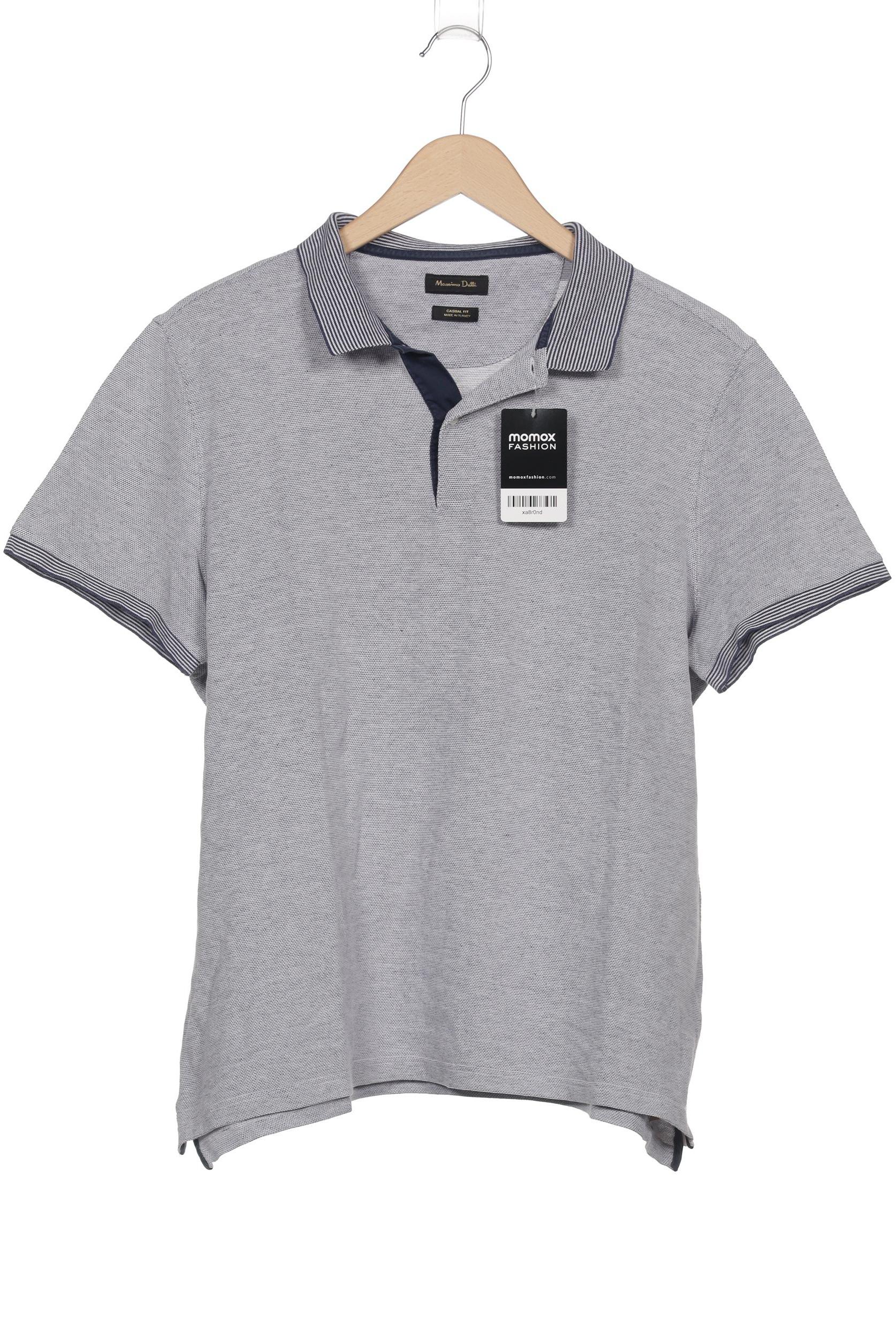 

Massimo Dutti Herren Poloshirt, grau, Gr. 56