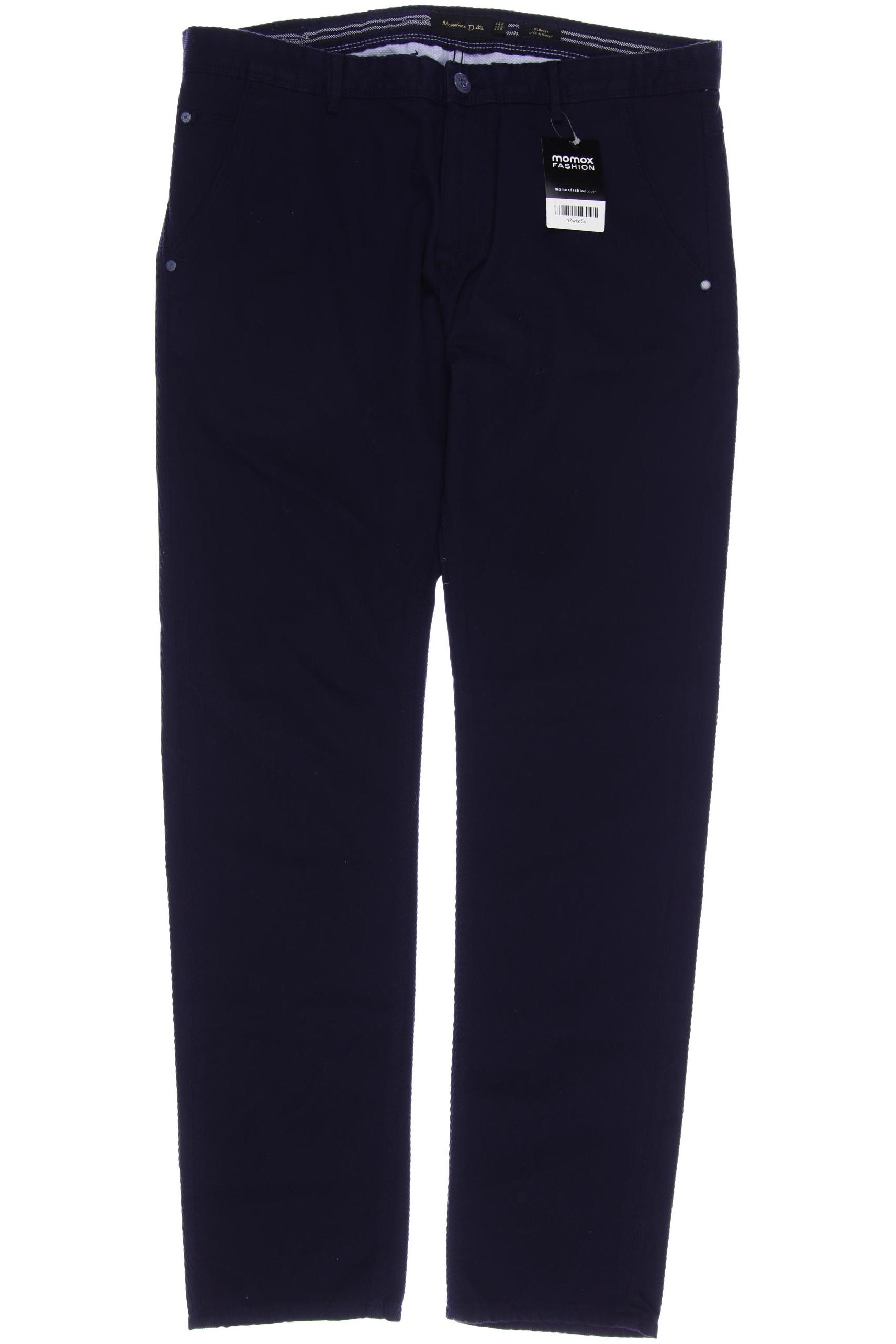 

Massimo Dutti Herren Stoffhose, marineblau