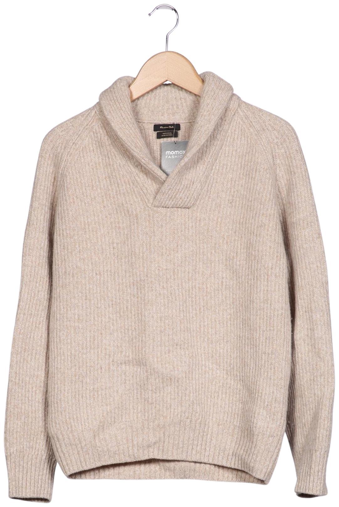 

Massimo Dutti Herren Pullover, beige, Gr. 48