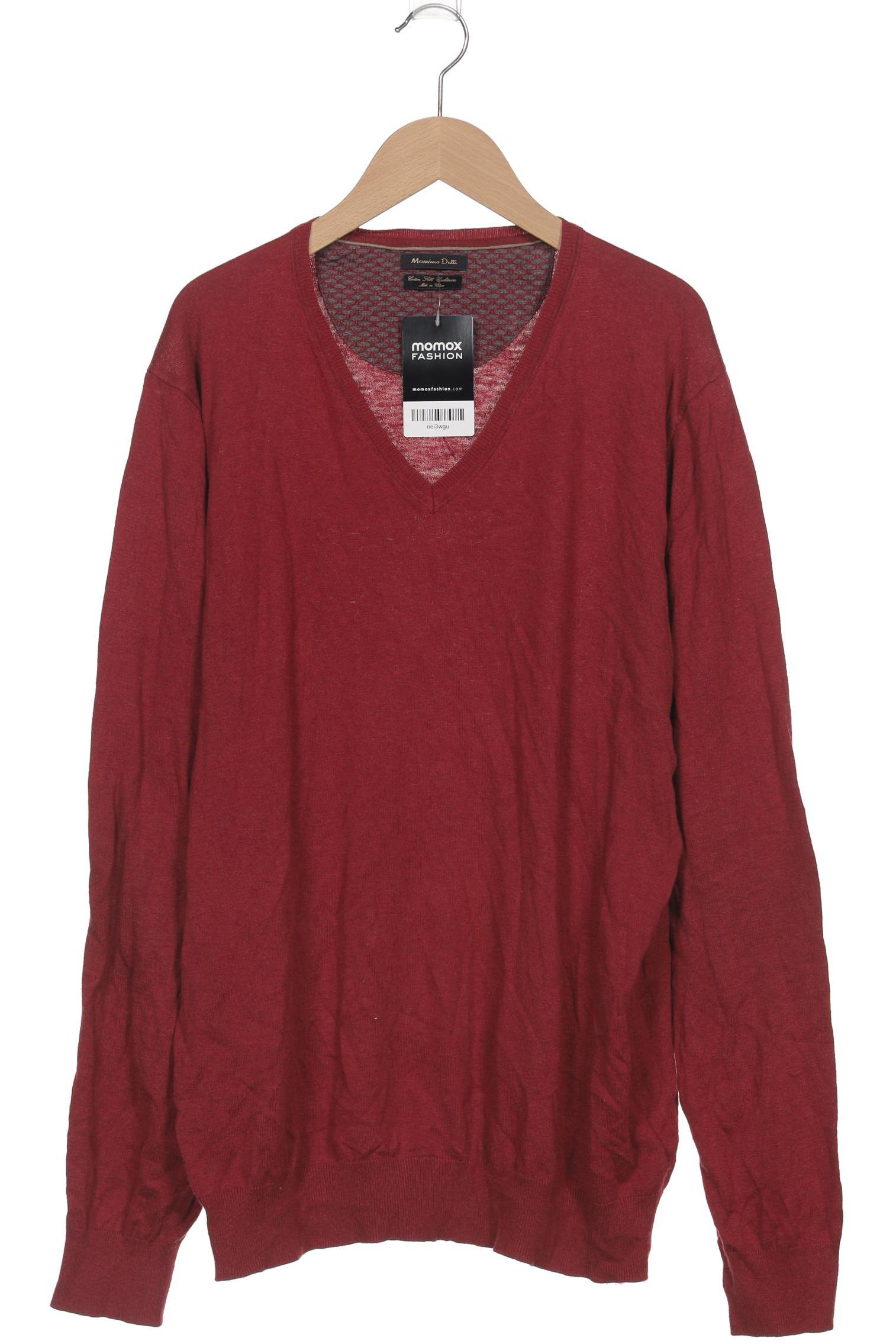 

Massimo Dutti Herren Pullover, bordeaux, Gr. 54