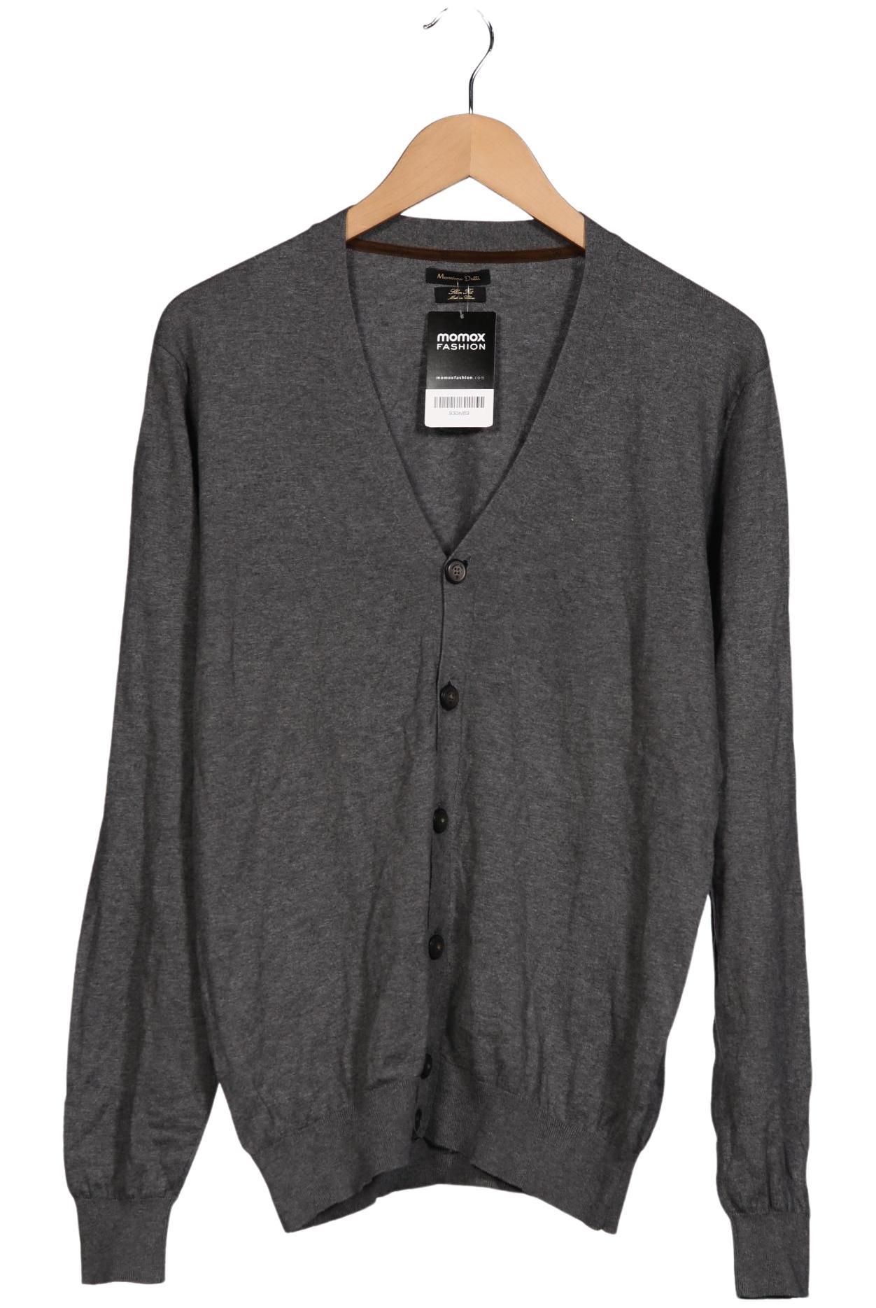 

Massimo Dutti Herren Strickjacke, grau, Gr. 54