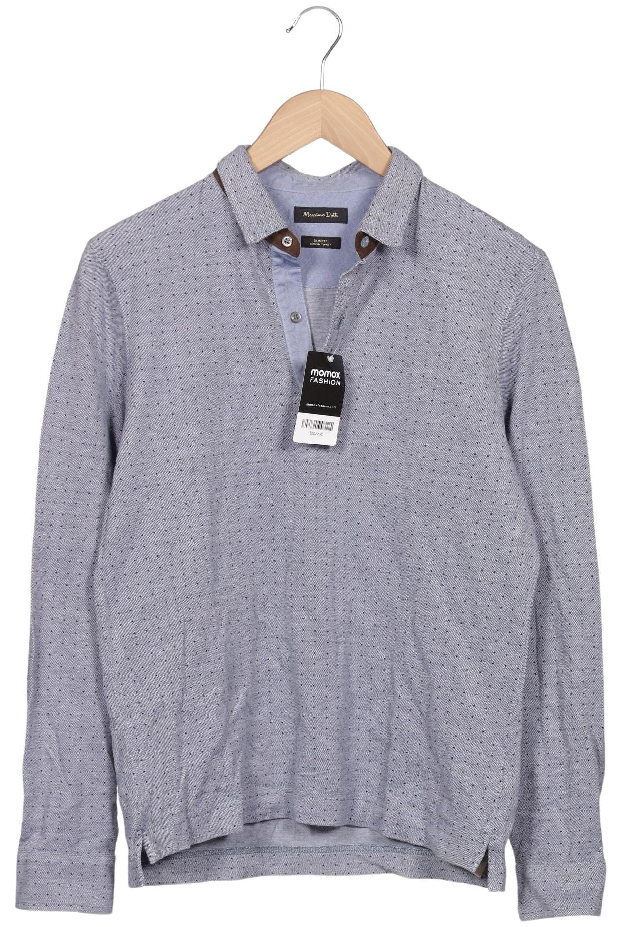 

Massimo Dutti Herren Poloshirt, marineblau, Gr. 48
