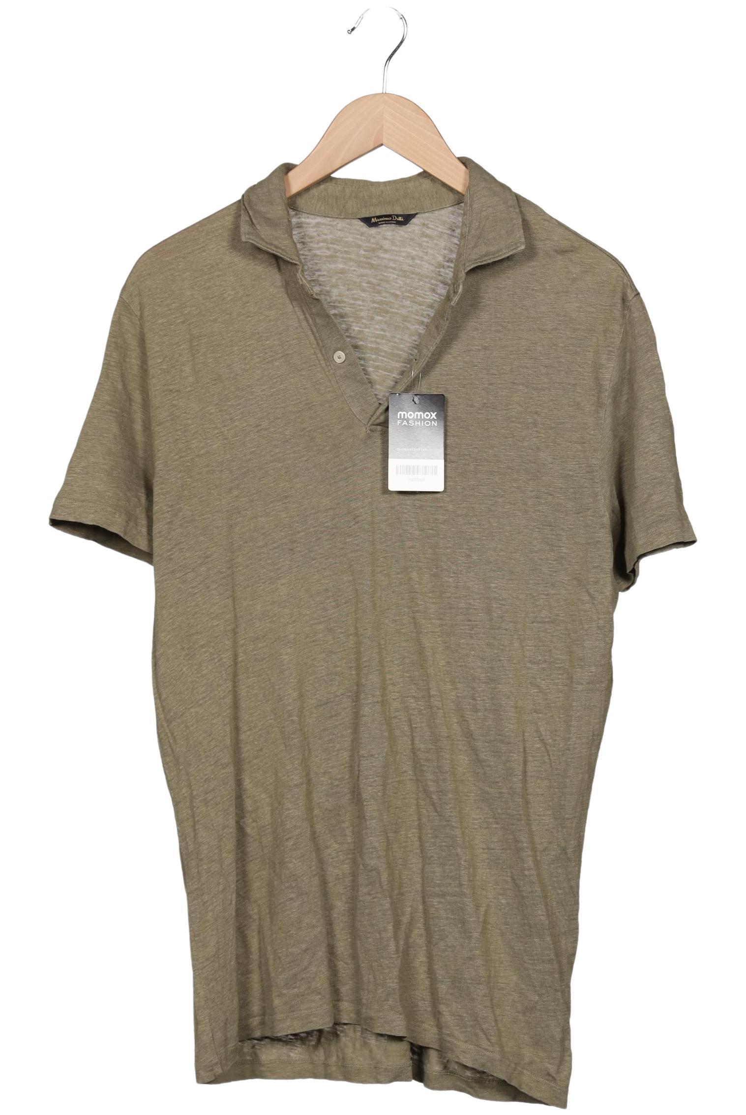 

Massimo Dutti Herren Poloshirt, grün, Gr. 54