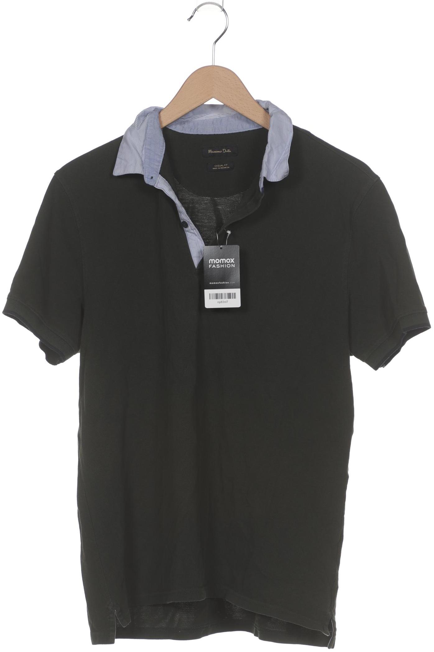 

Massimo Dutti Herren Poloshirt, grün, Gr. 54