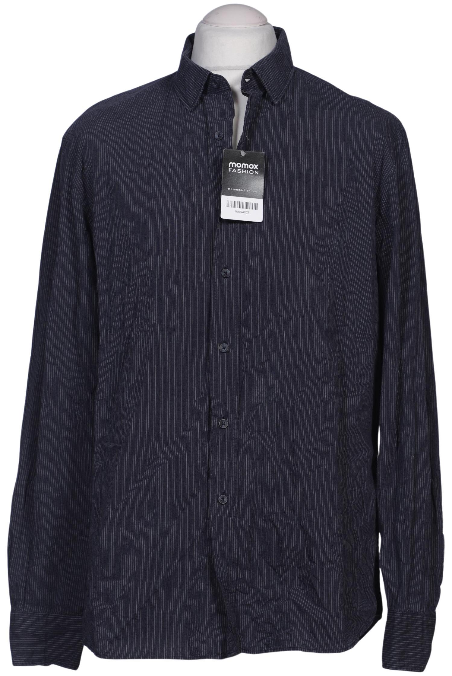 

Massimo Dutti Herren Hemd, marineblau, Gr. 56