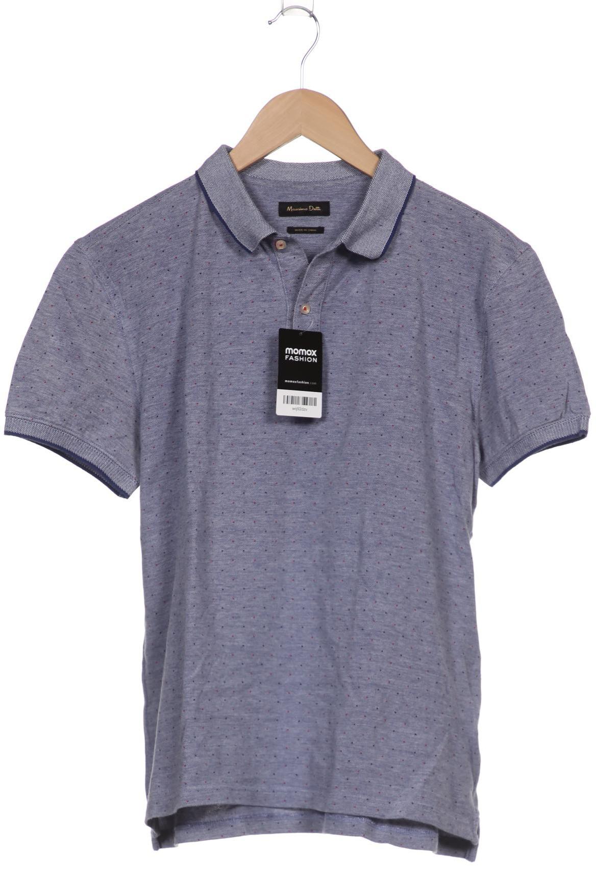 

Massimo Dutti Herren Poloshirt, blau, Gr. 54