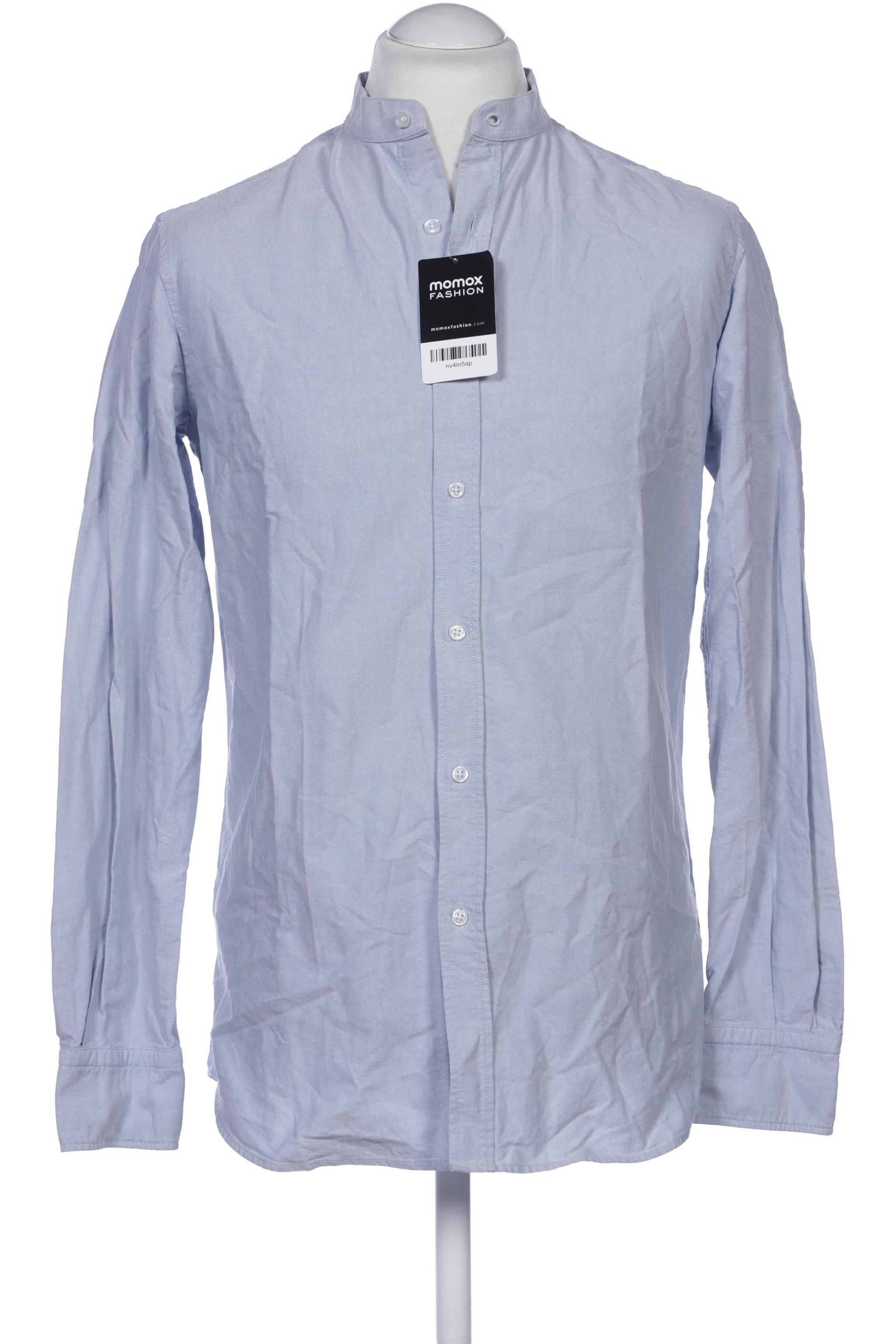 

Massimo Dutti Herren Hemd, blau, Gr. 48