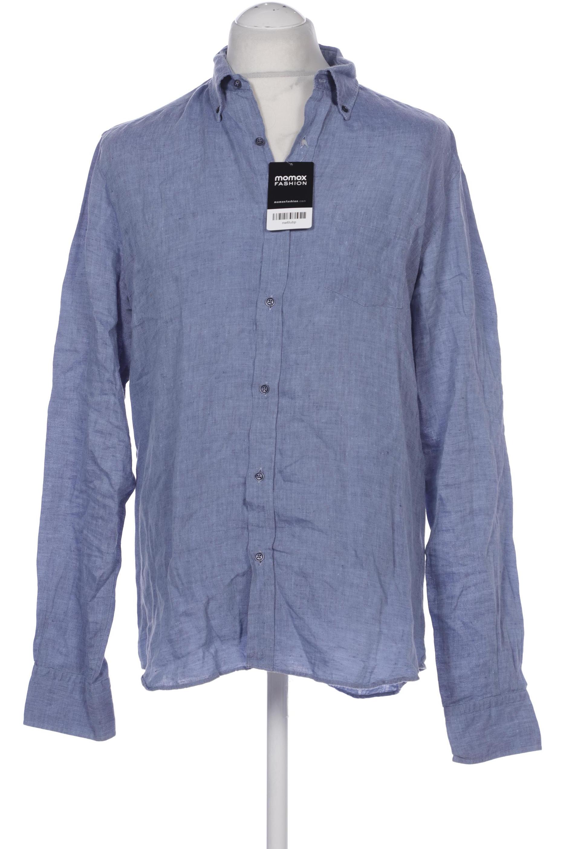 

Massimo Dutti Herren Hemd, blau, Gr. 52