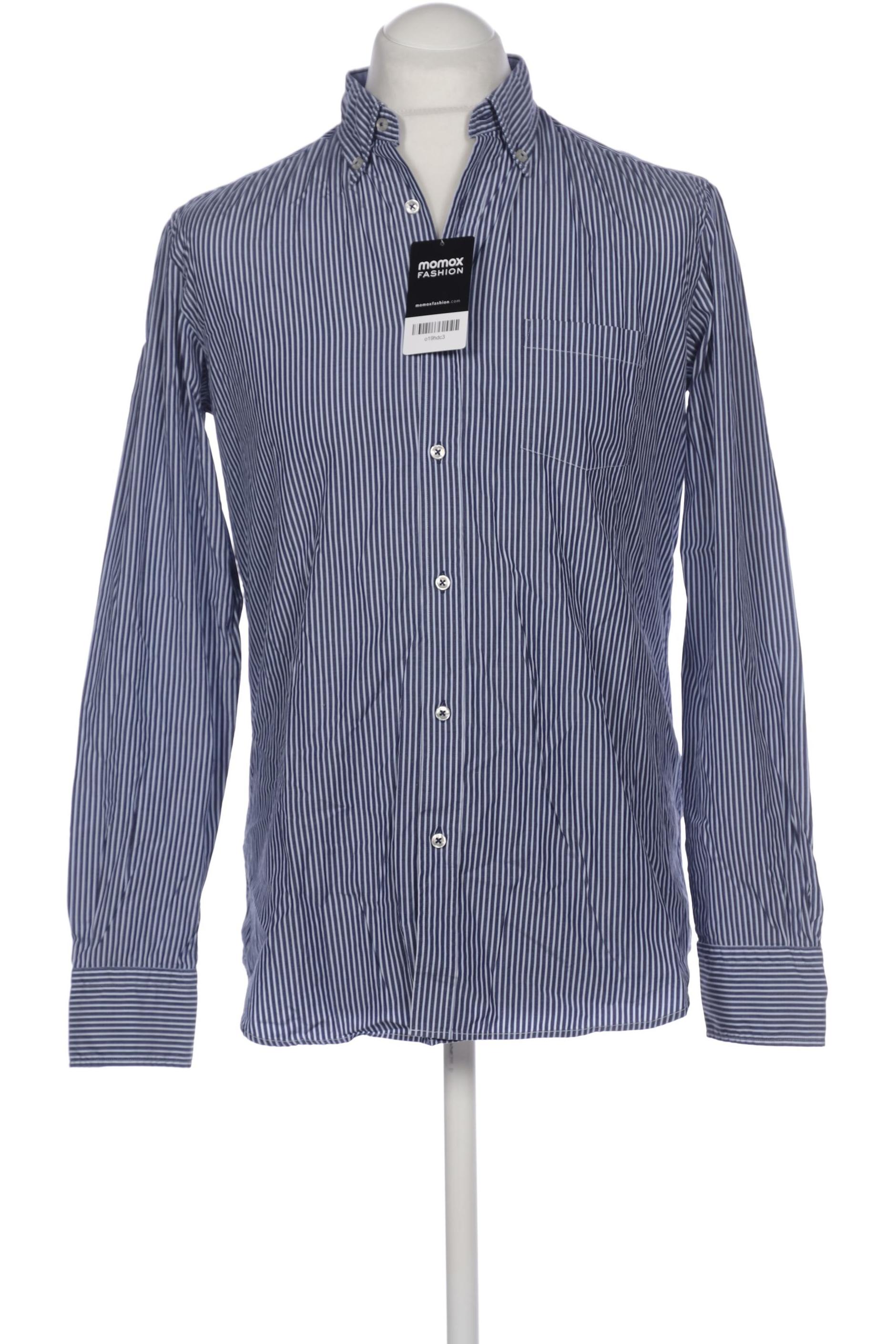 

Massimo Dutti Herren Hemd, blau, Gr. 48
