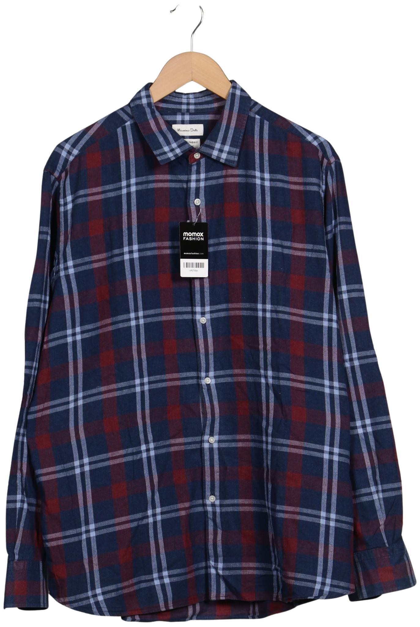 

Massimo Dutti Herren Hemd, marineblau, Gr. 56