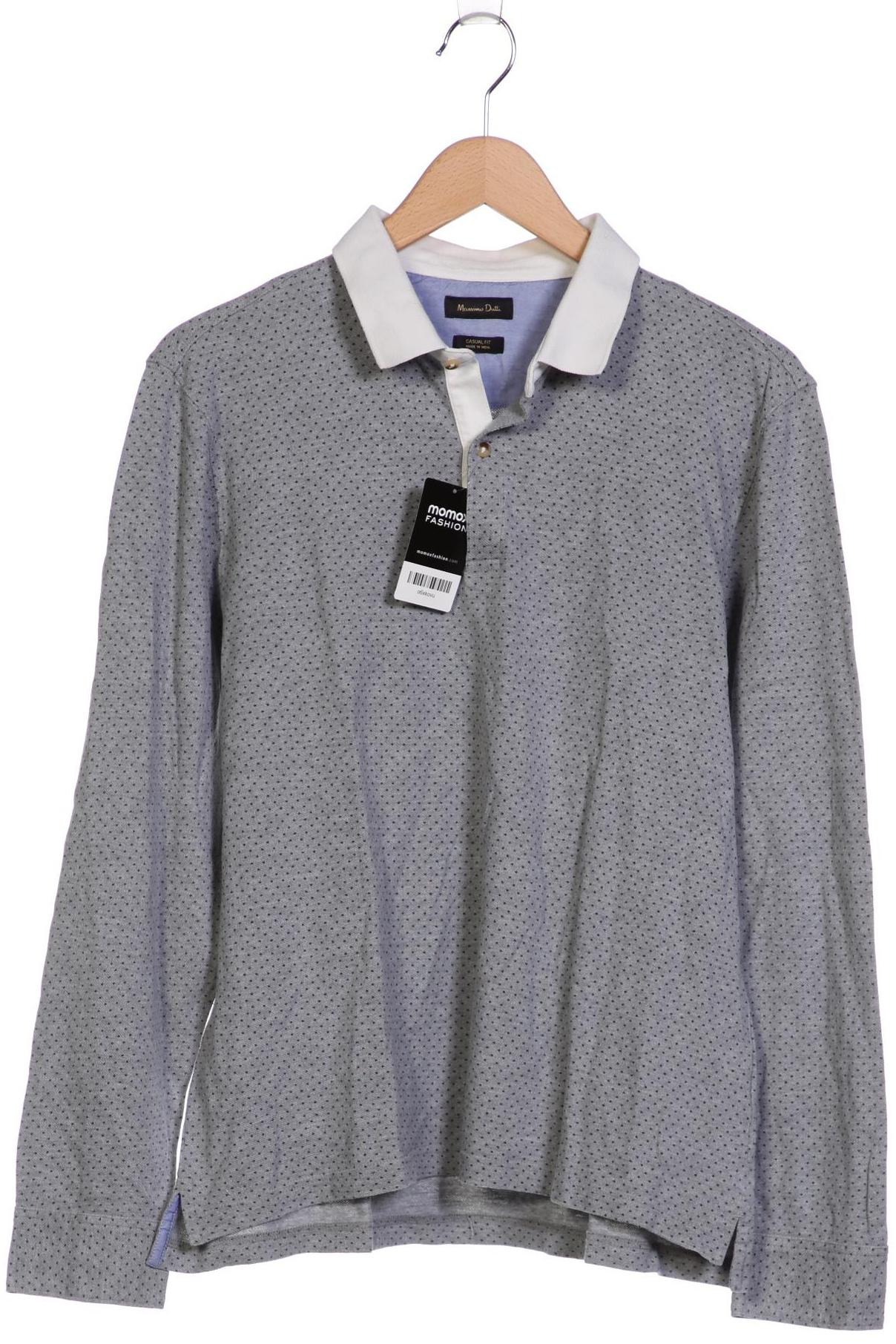 

Massimo Dutti Herren Poloshirt, grau, Gr. 54