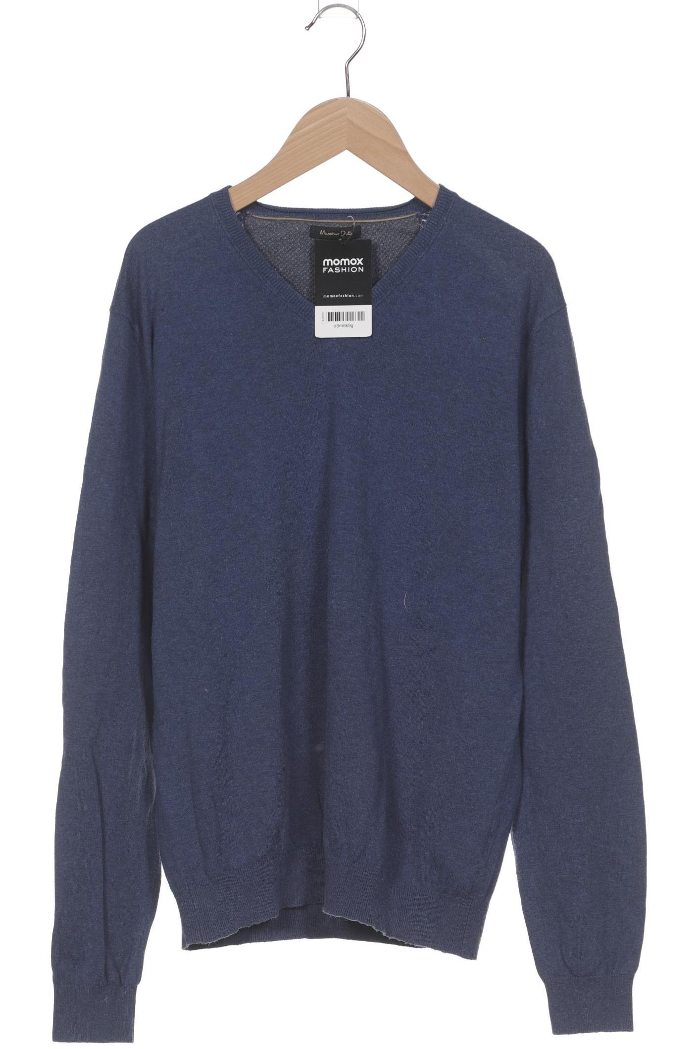 

Massimo Dutti Herren Pullover, marineblau, Gr. 48