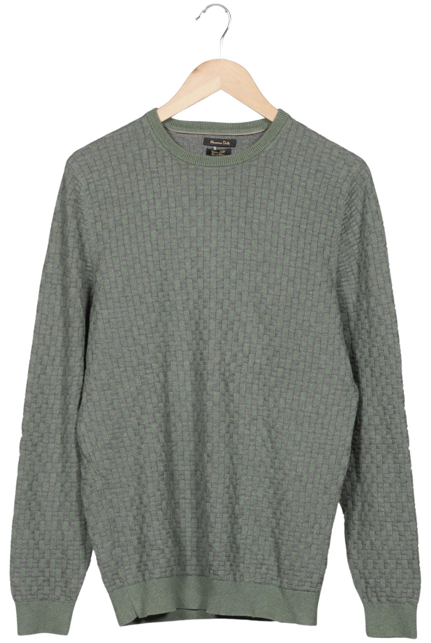 

Massimo Dutti Herren Pullover, grün, Gr. 52