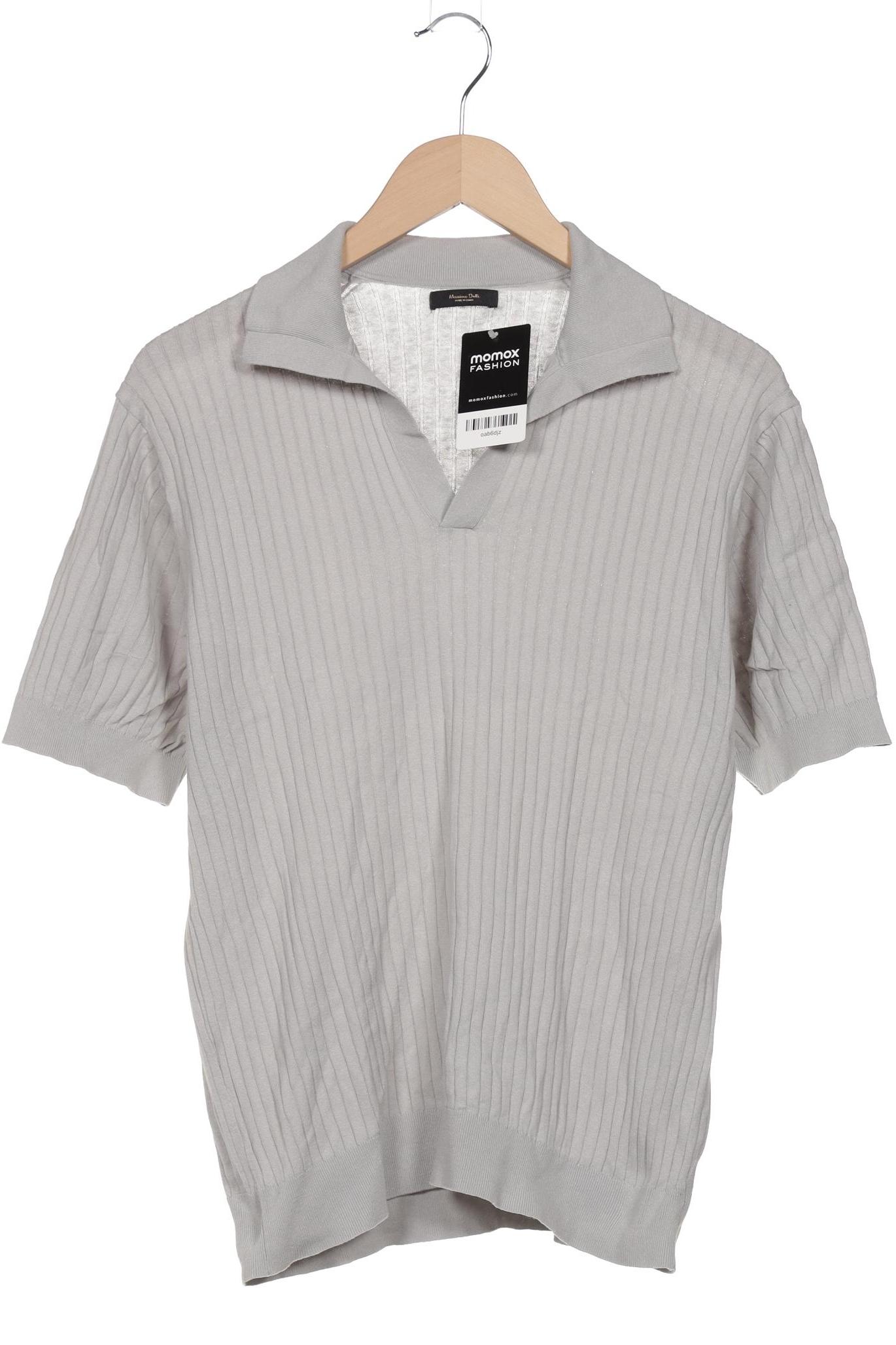 

Massimo Dutti Herren Poloshirt, blau, Gr. 48