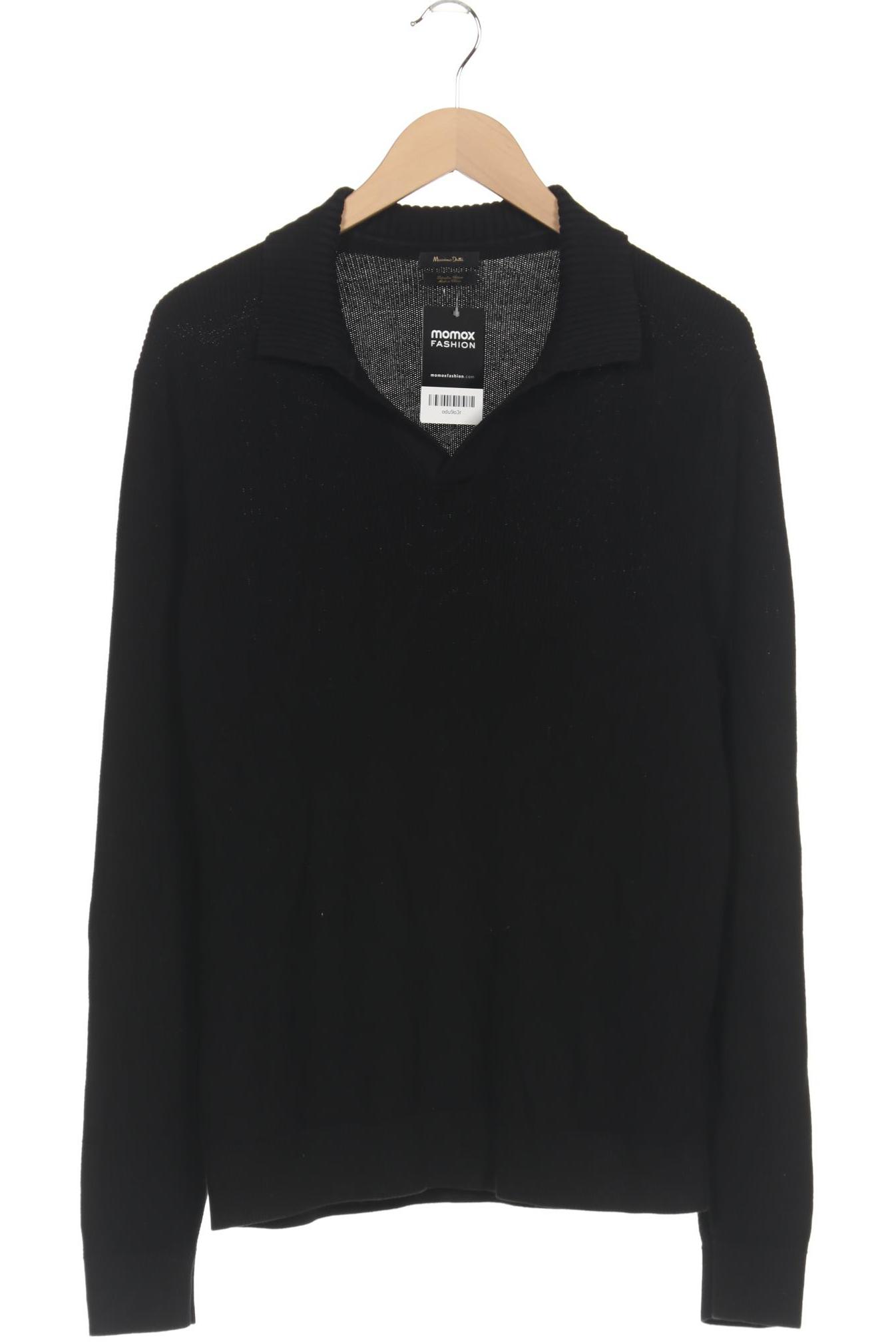

Massimo Dutti Herren Pullover, schwarz, Gr. 52