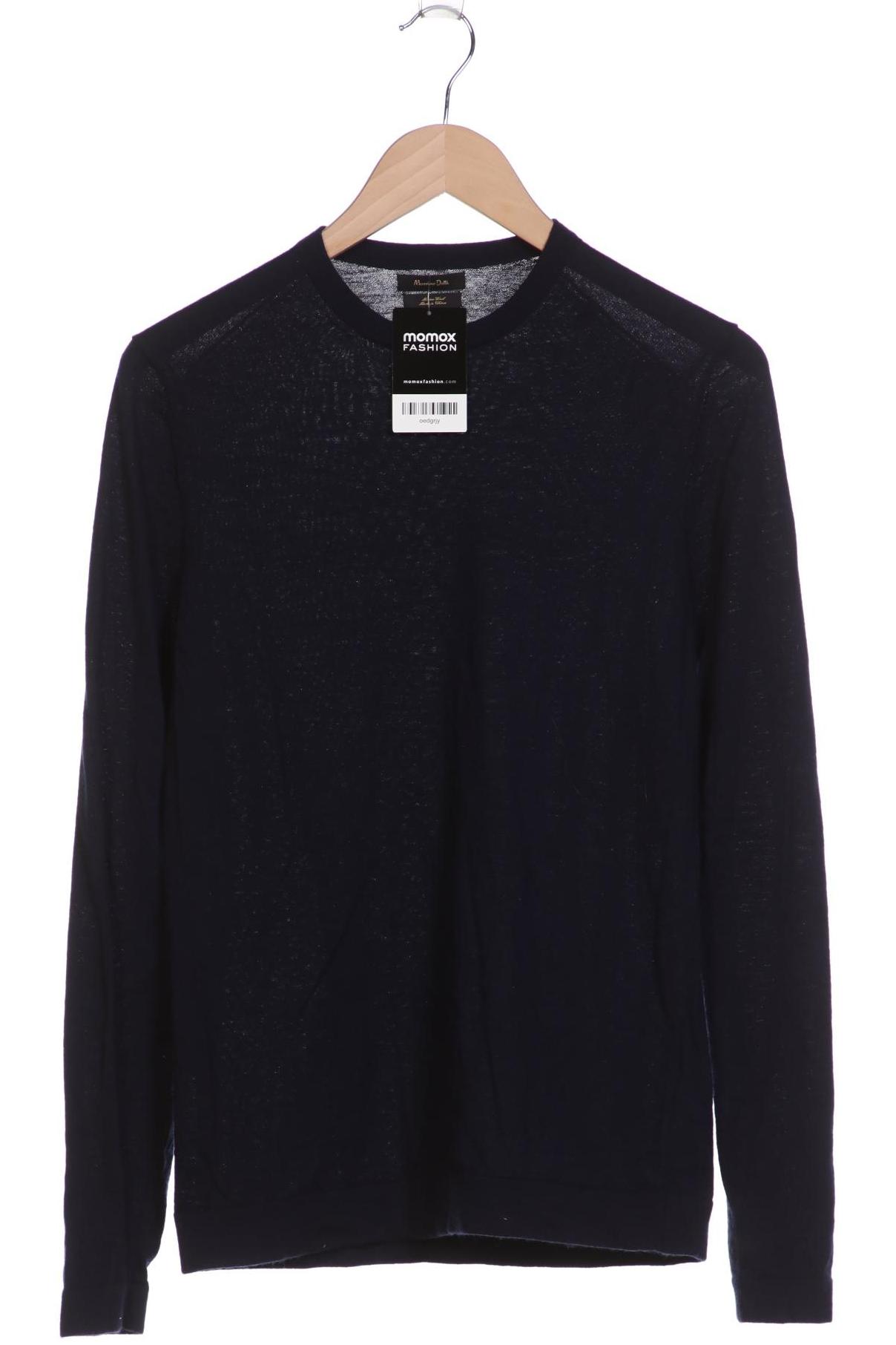 

Massimo Dutti Herren Pullover, marineblau, Gr. 46