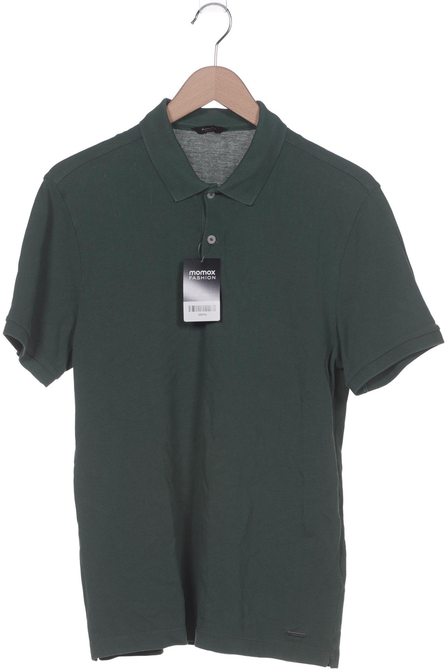 

Massimo Dutti Herren Poloshirt, grün, Gr. 52