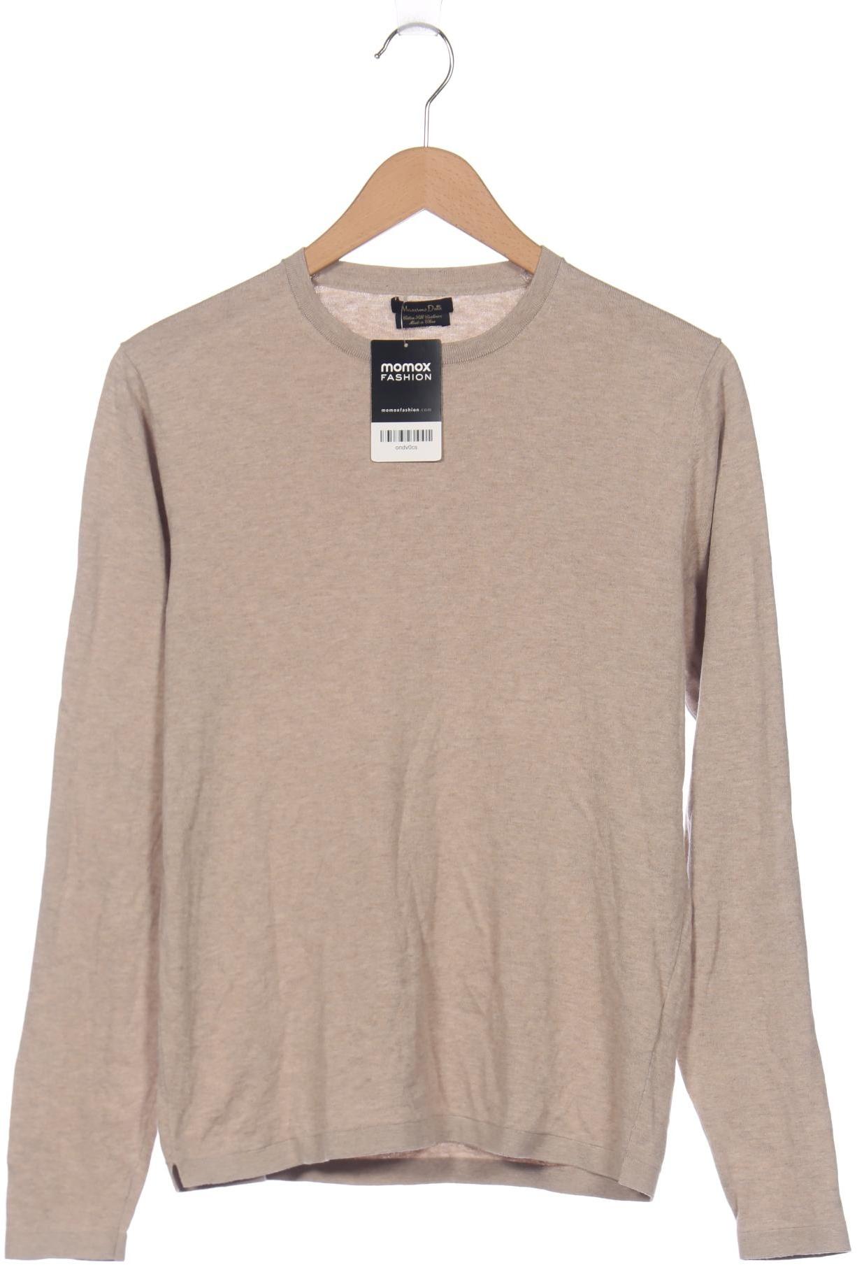 

Massimo Dutti Herren Pullover, beige, Gr. 48