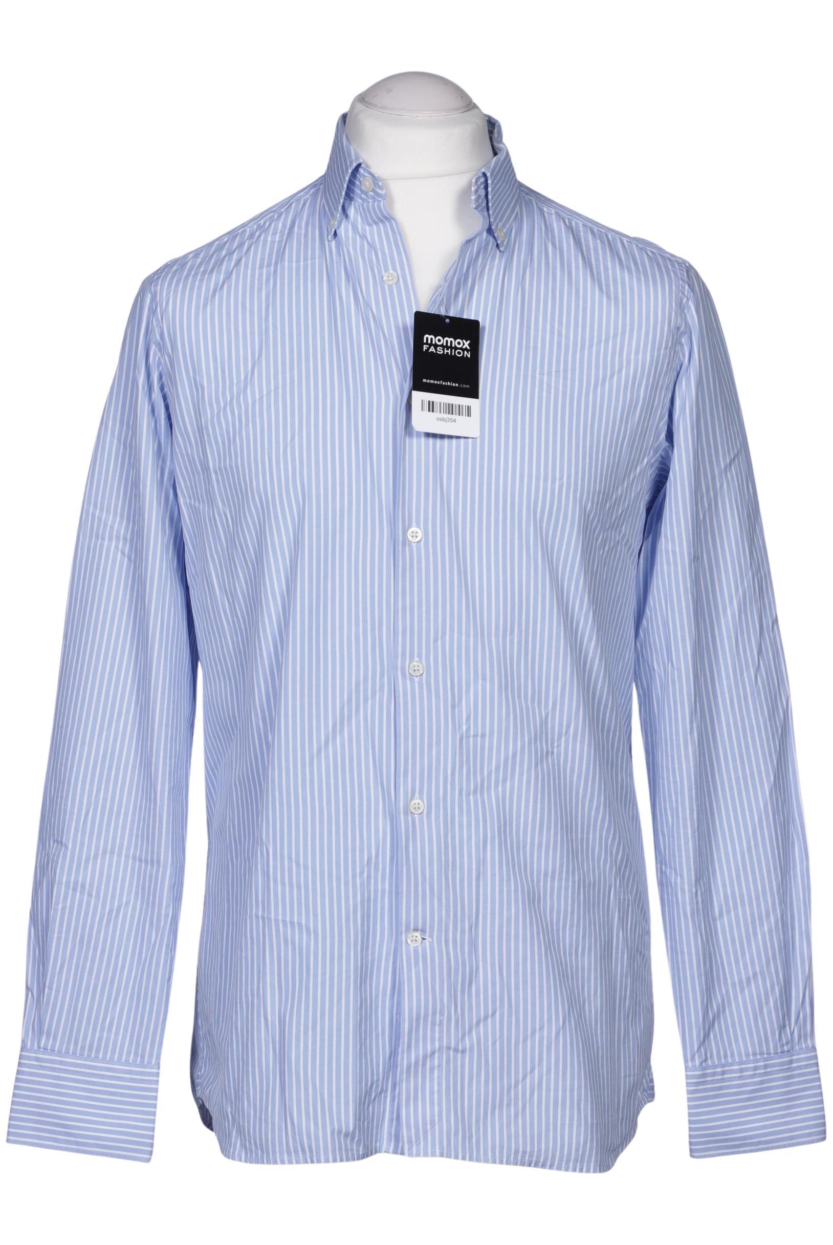

Massimo Dutti Herren Hemd, blau, Gr. 50