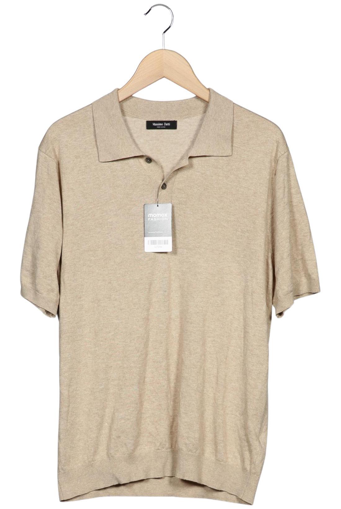 

Massimo Dutti Herren Poloshirt, beige, Gr. 52