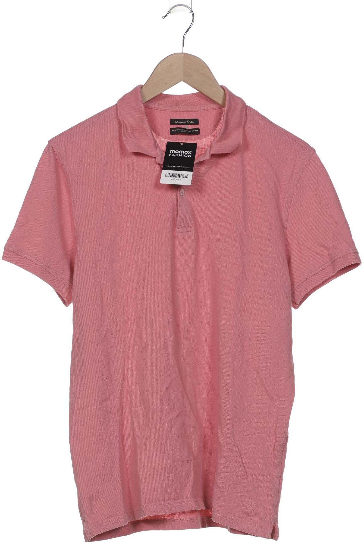 

Massimo Dutti Herren Poloshirt, pink, Gr. 52