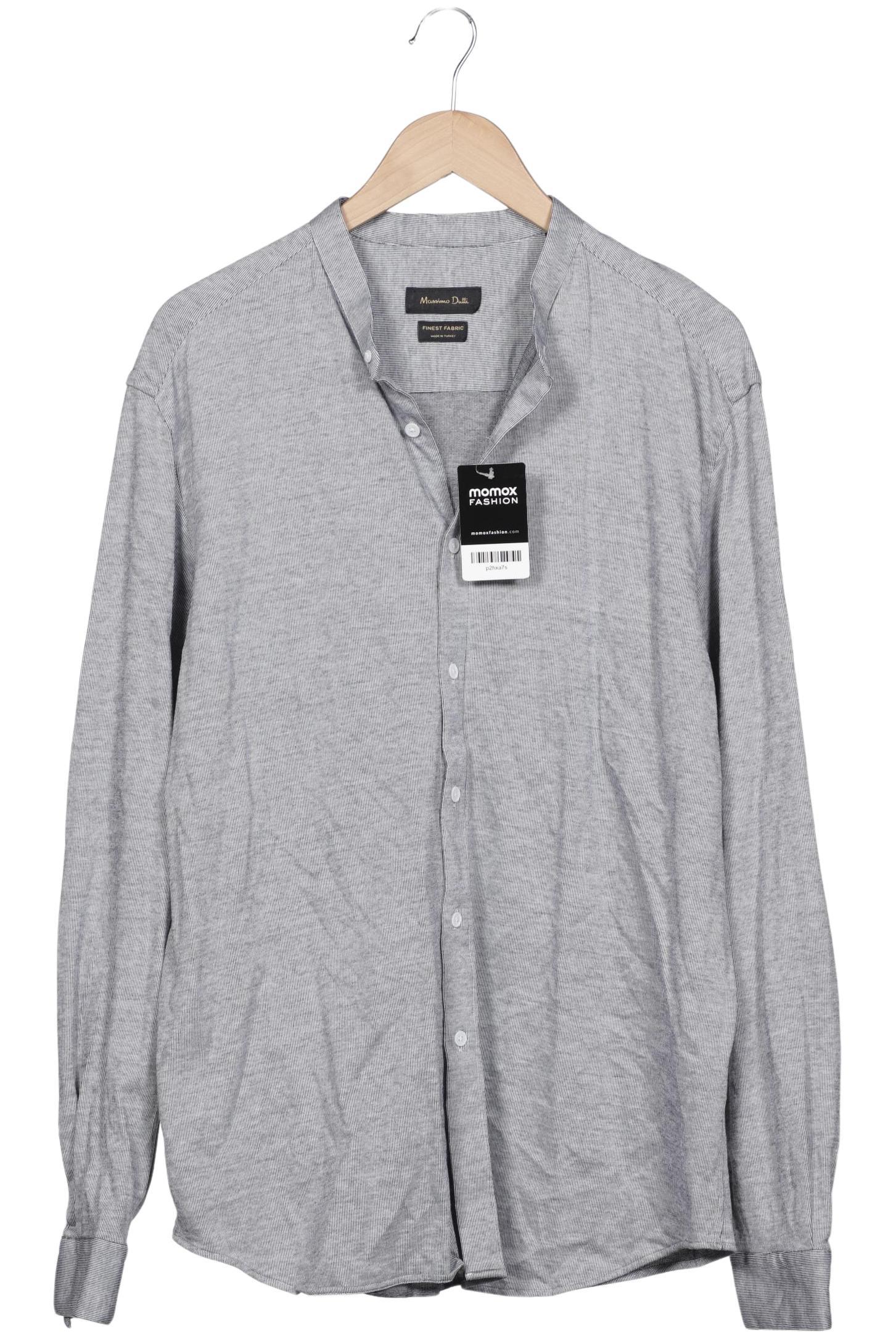 

Massimo Dutti Herren Hemd, grau, Gr. 56