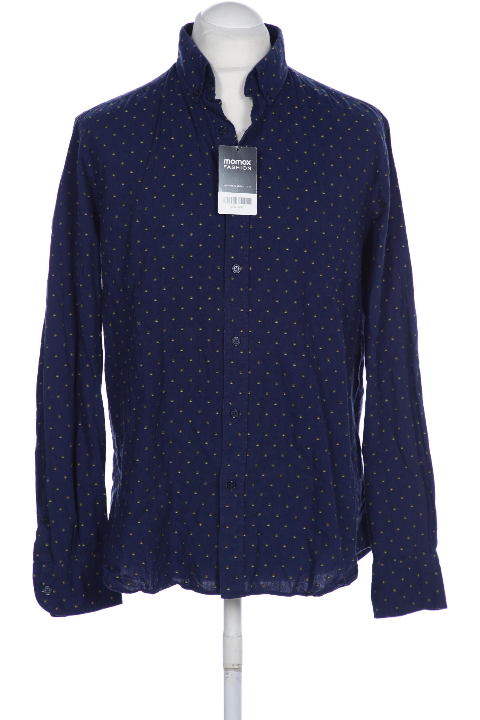 

Massimo Dutti Herren Hemd, marineblau